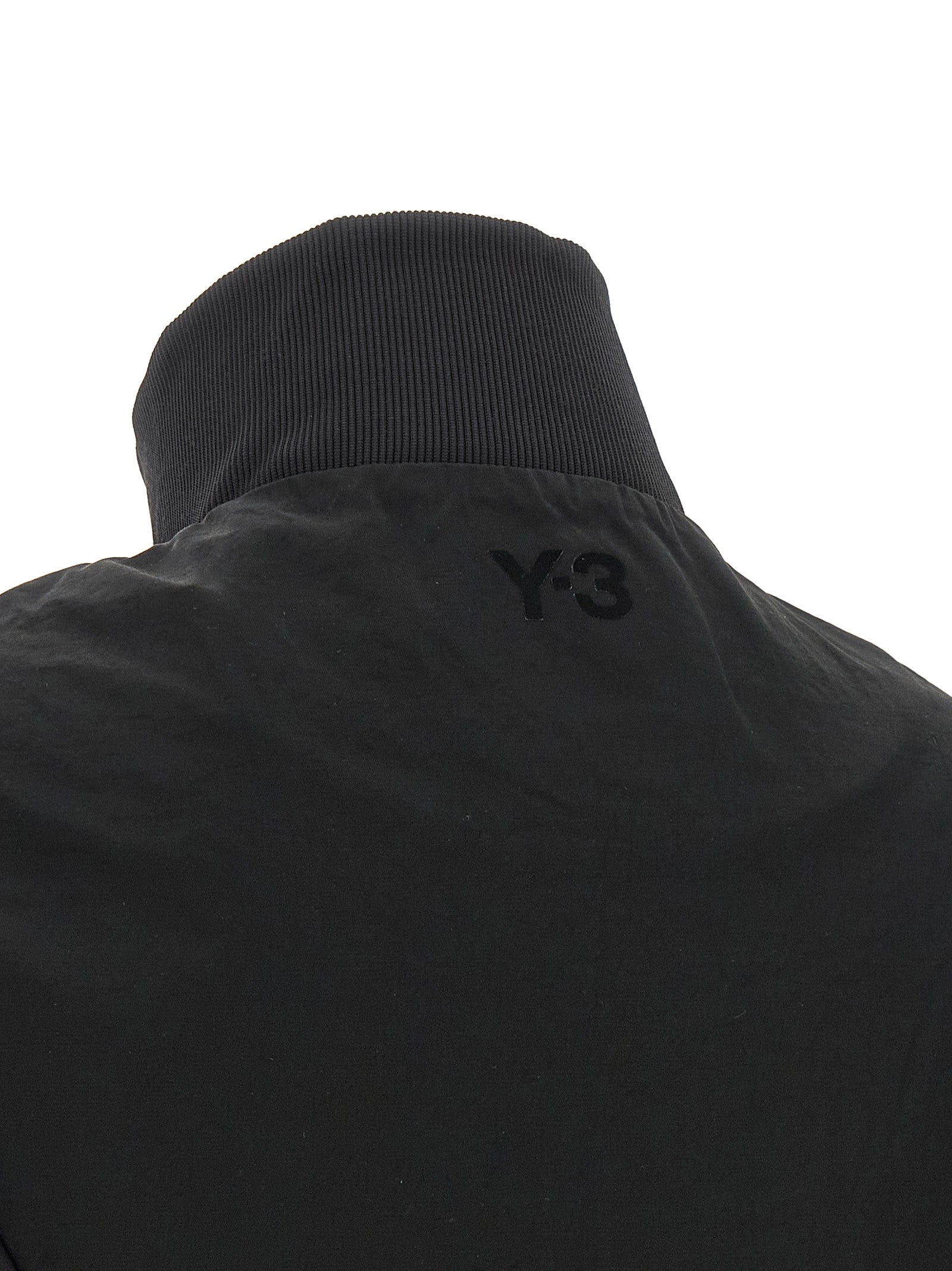 Y-3 Schwarzes Polyamid-Sweatshirt