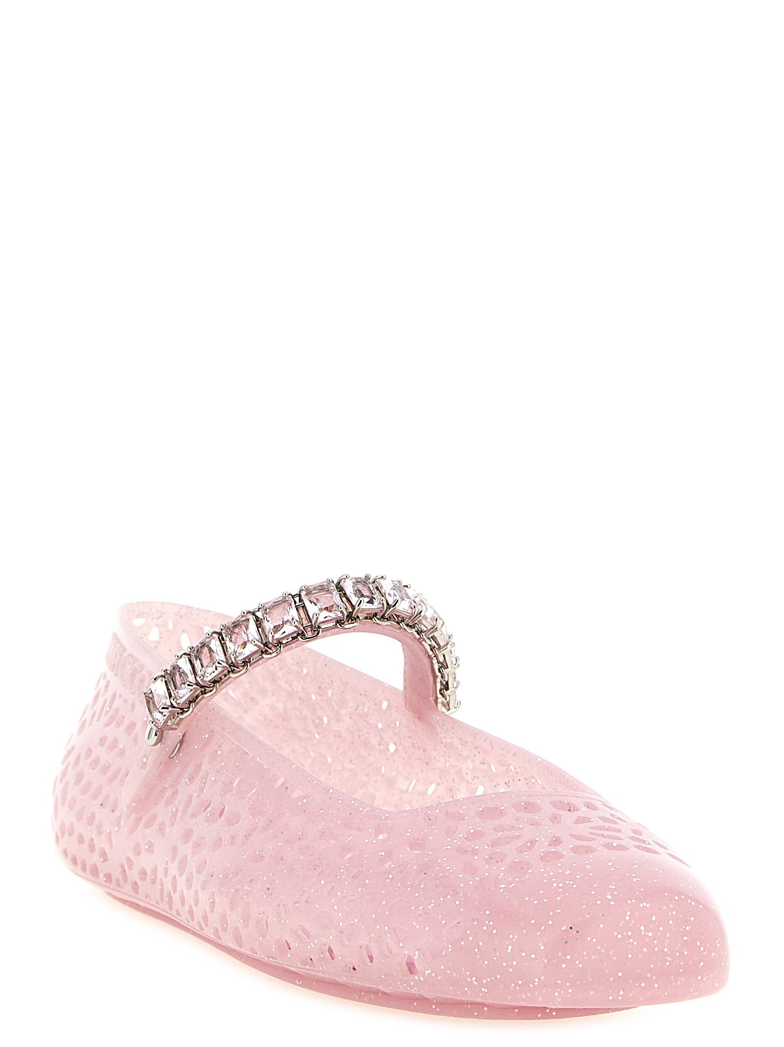 Jimmy Choo Mehrfarbige Ballerinas aus Kunststoff