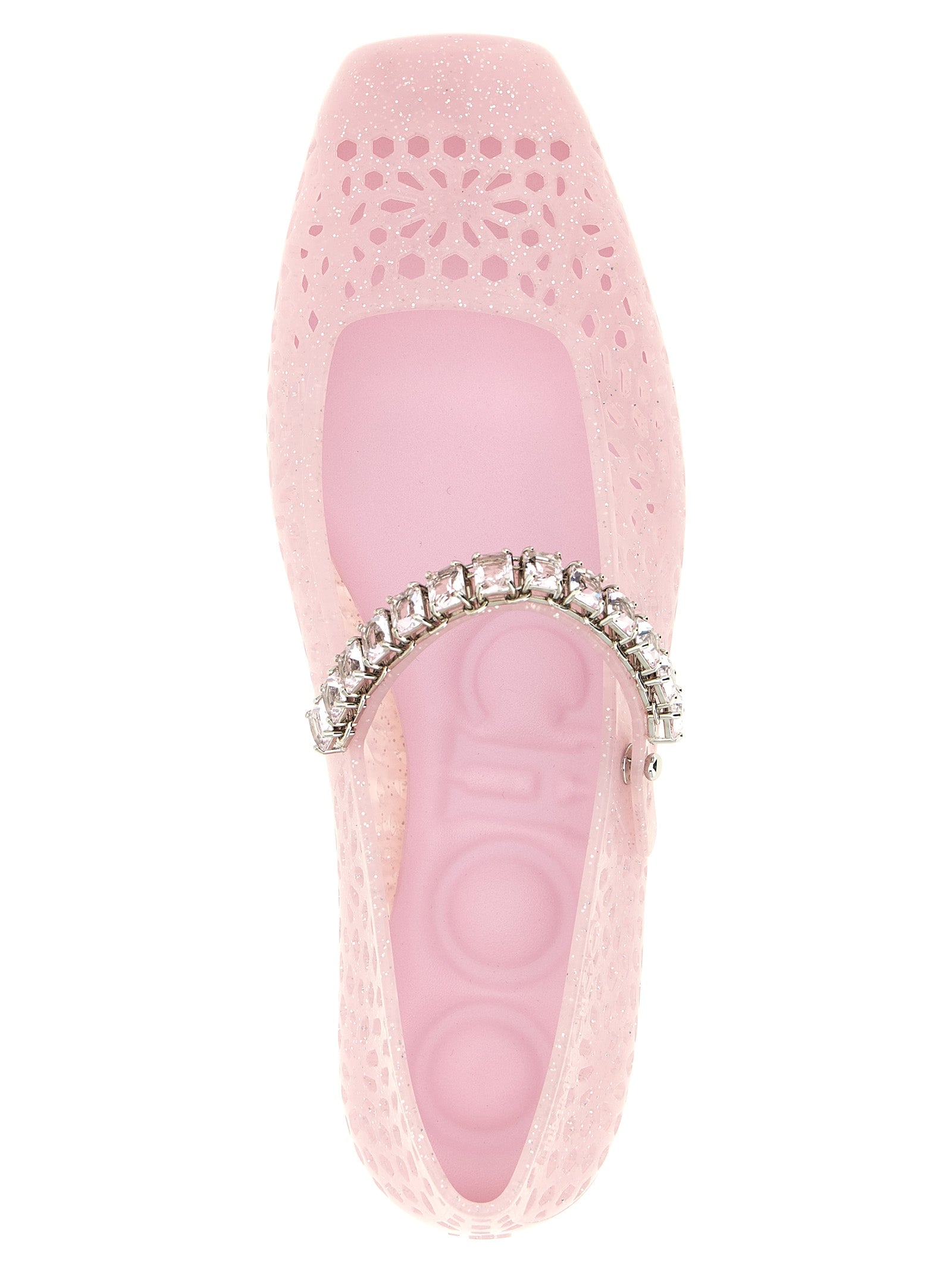 Jimmy Choo Mehrfarbige Ballerinas aus Kunststoff