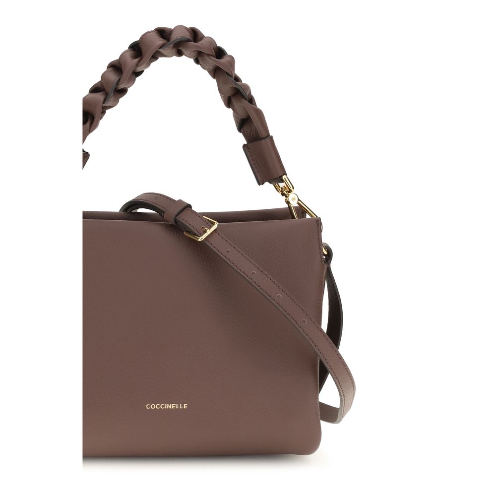Coccinelle Schultertasche aus Kalbsleder Bos Taurus in Bicolor