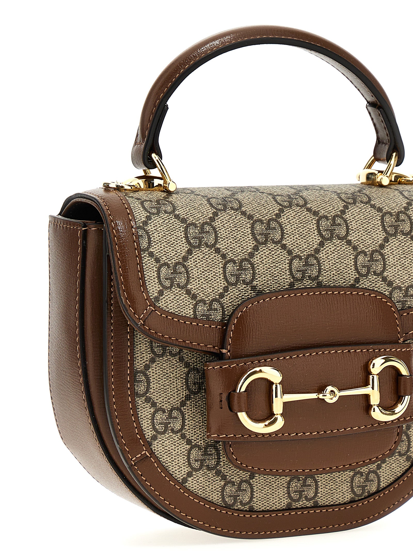 Gucci Braune Handtasche aus Polyethylen