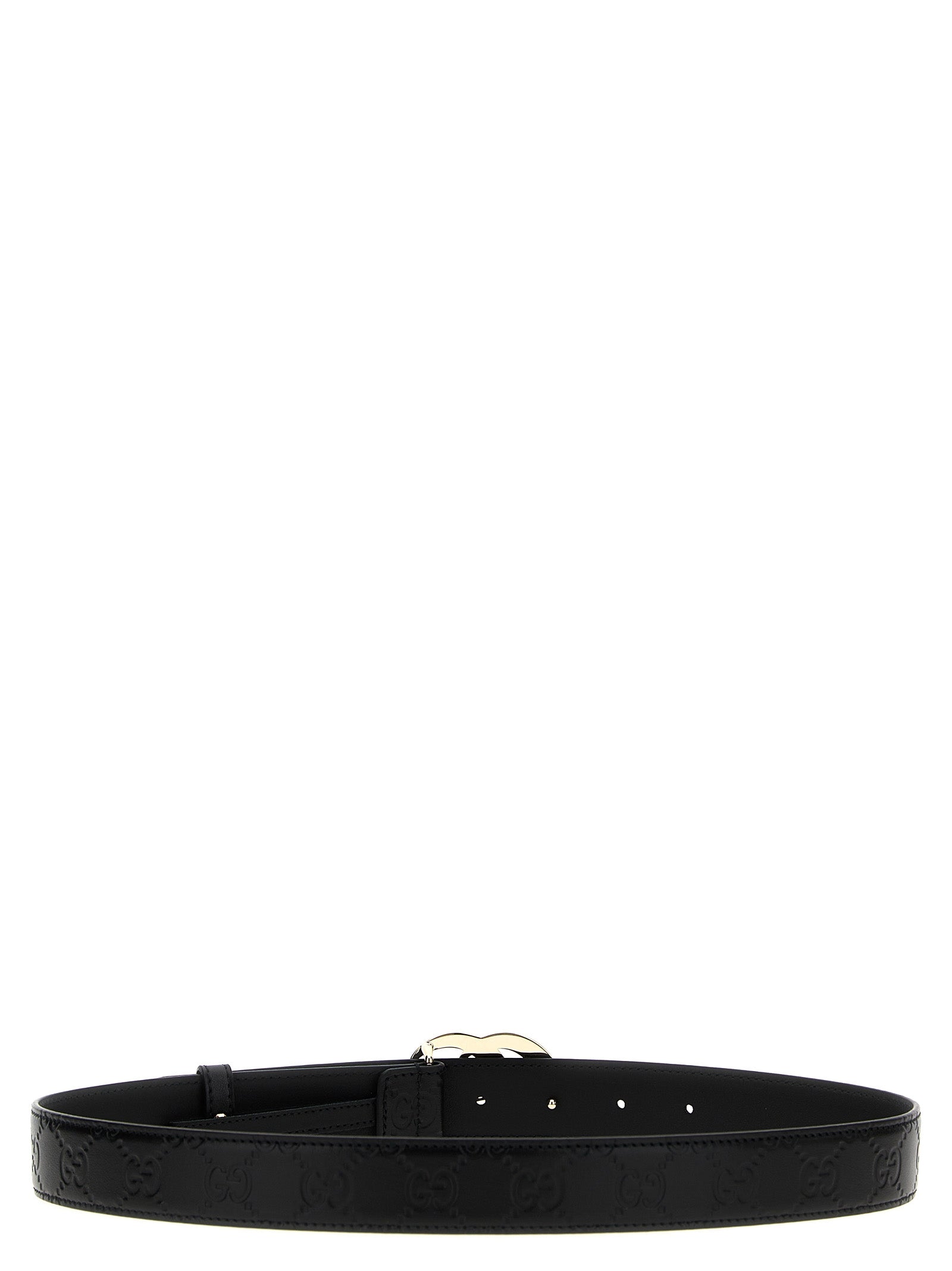 Gucci Schwarzer Kalbsleder Gürtel Regular