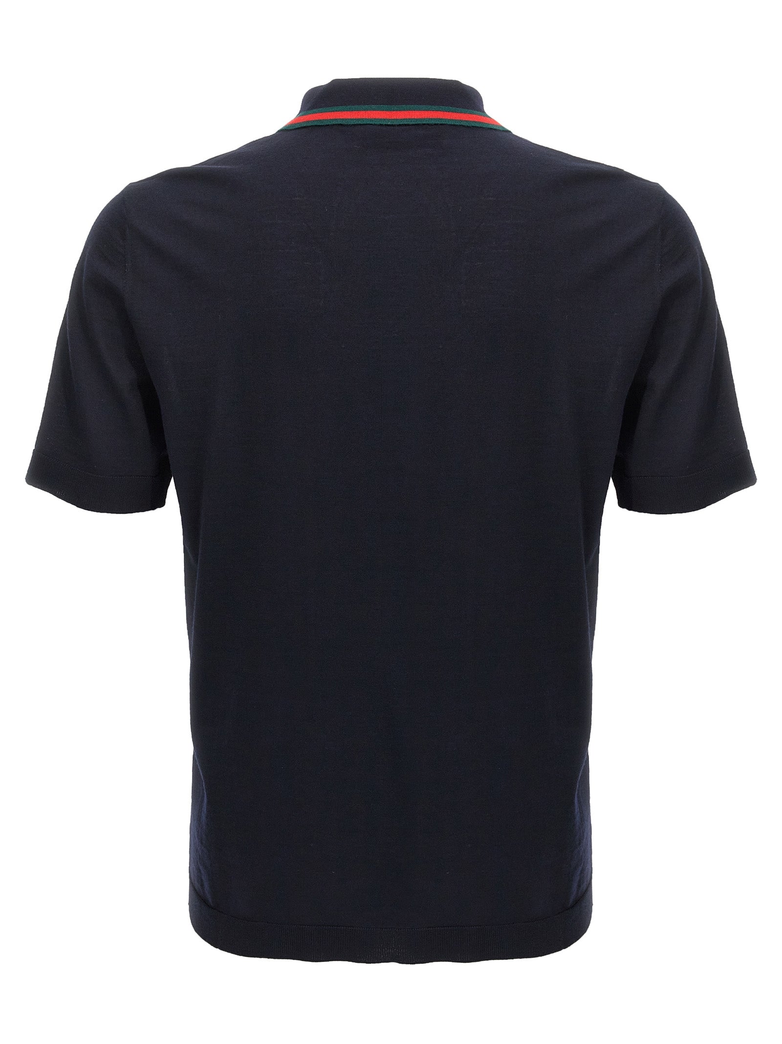 Gucci Blaues Woll-Poloshirt