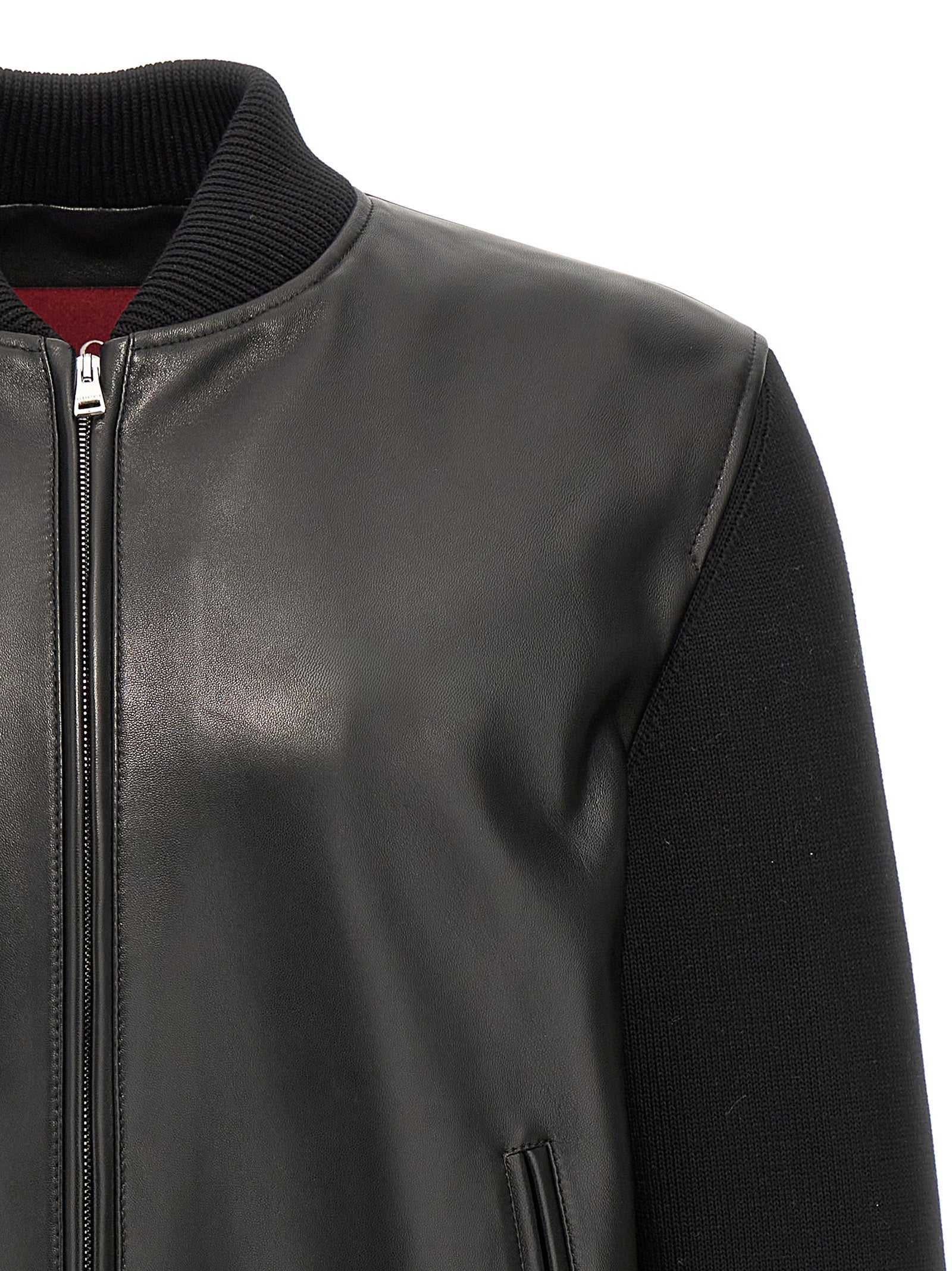 Gucci Schwarze Lammlederjacke