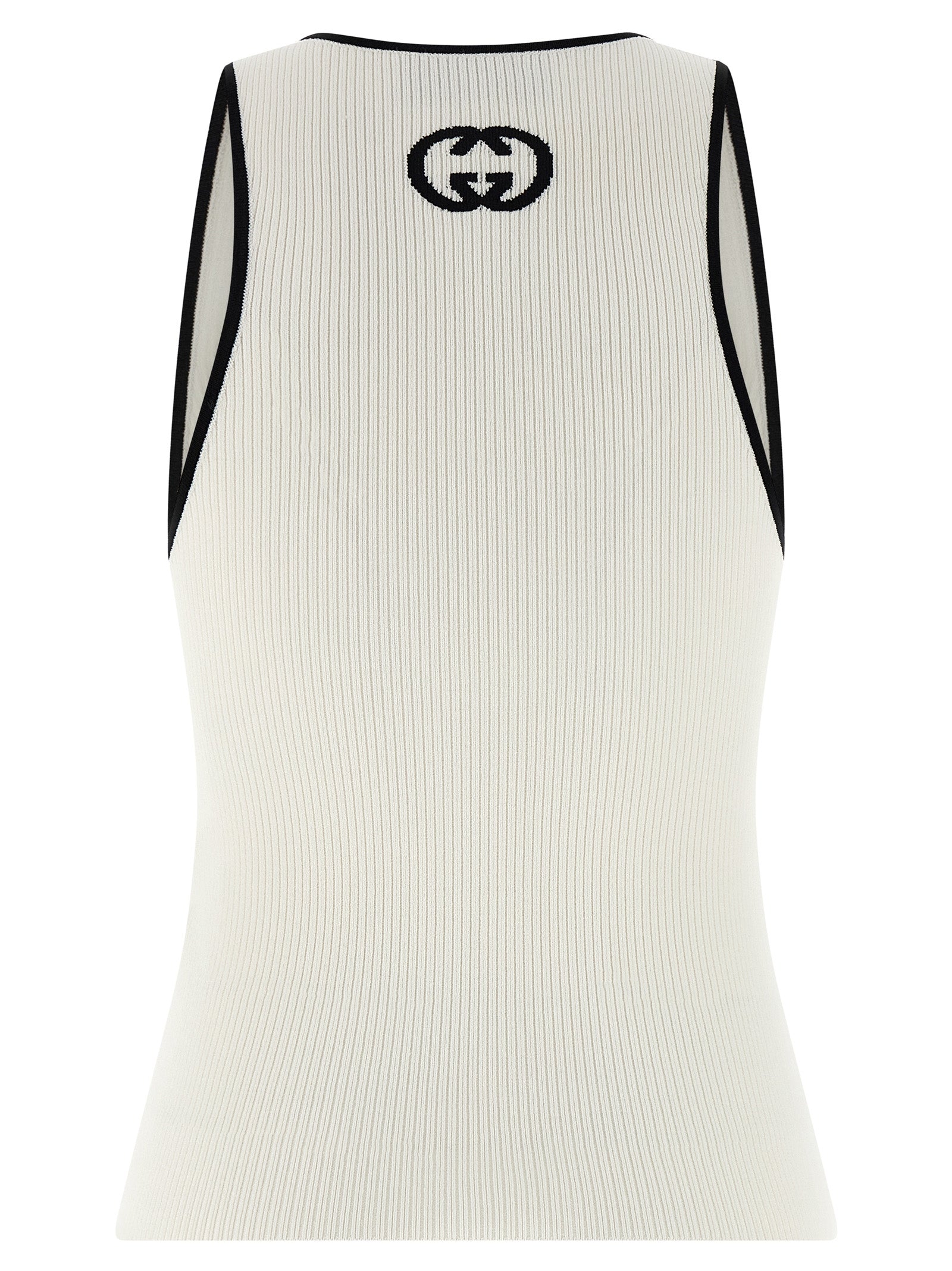 Gucci Bicolor-Top aus Viskose