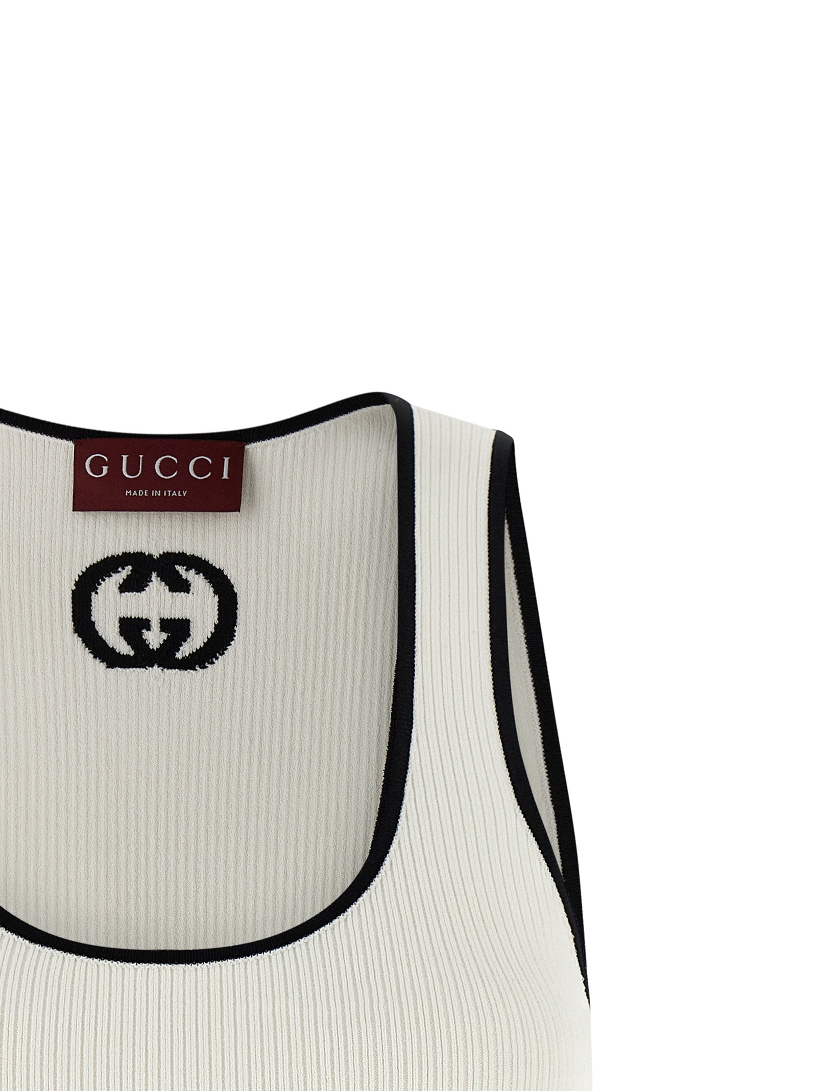 Gucci Bicolor-Top aus Viskose