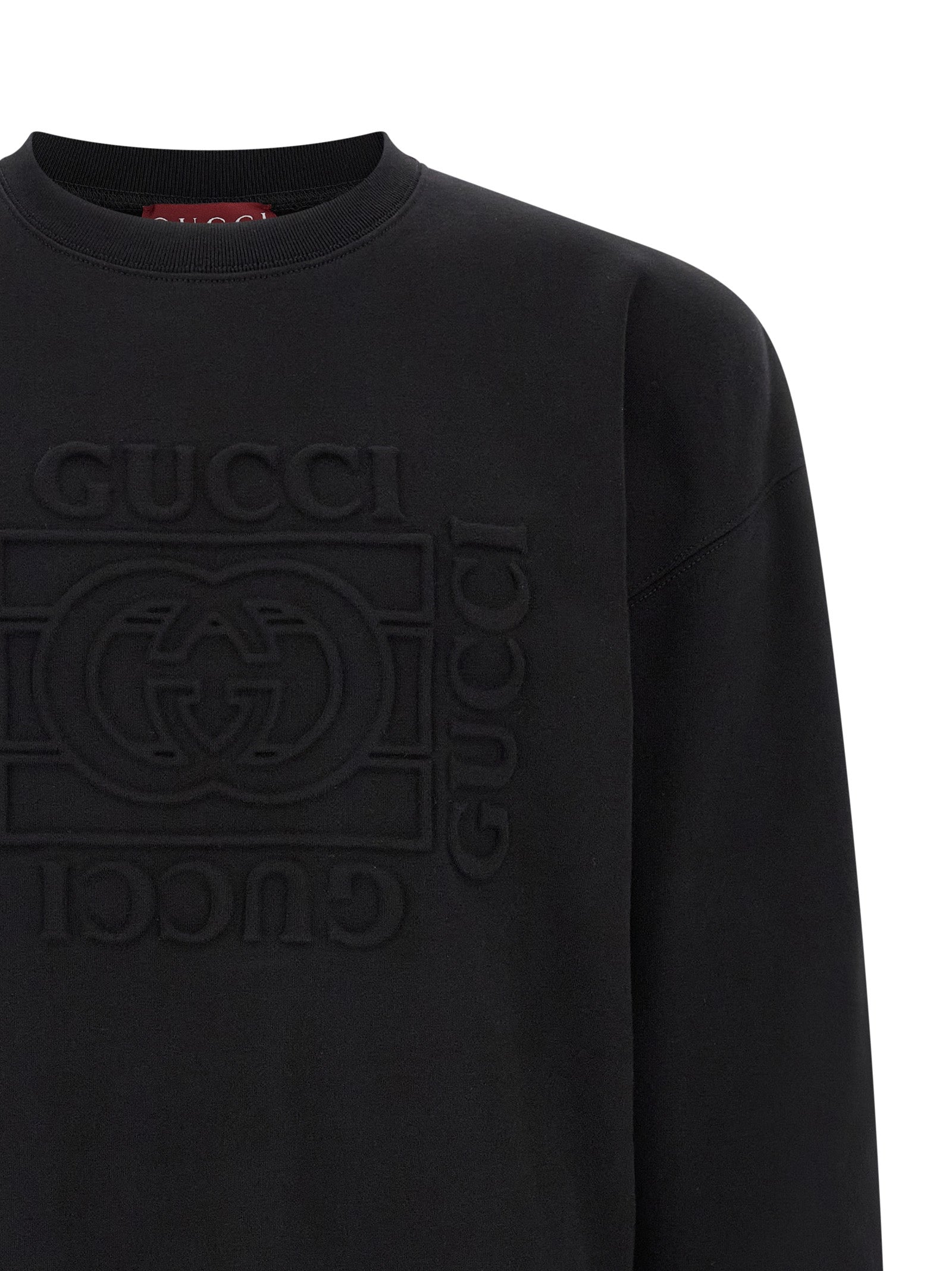 Gucci Schwarzer Baumwoll-Sweatshirt