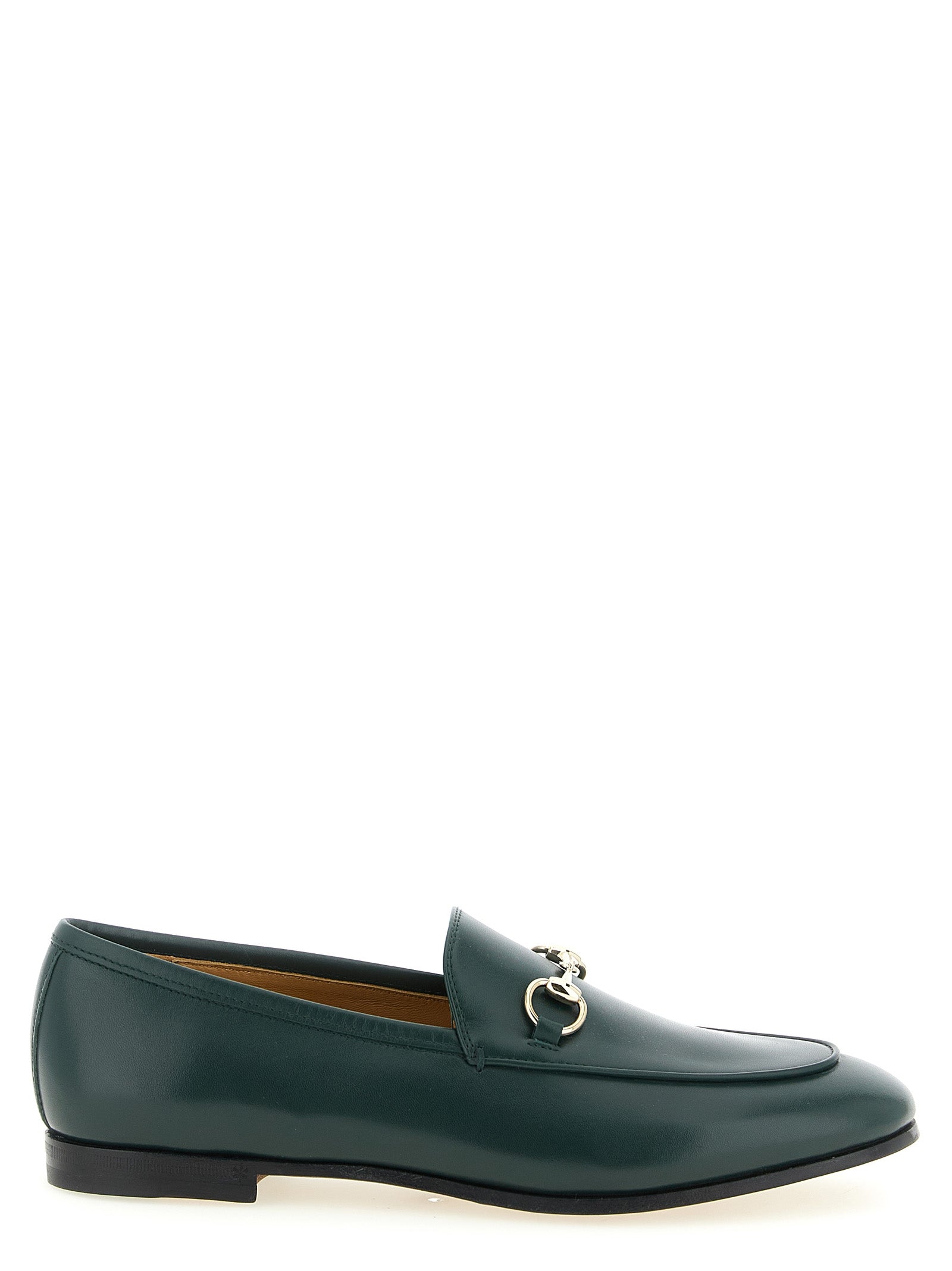 Gucci Zweifarbige Kalbsleder-Loafer zum Hineinschlüpfen