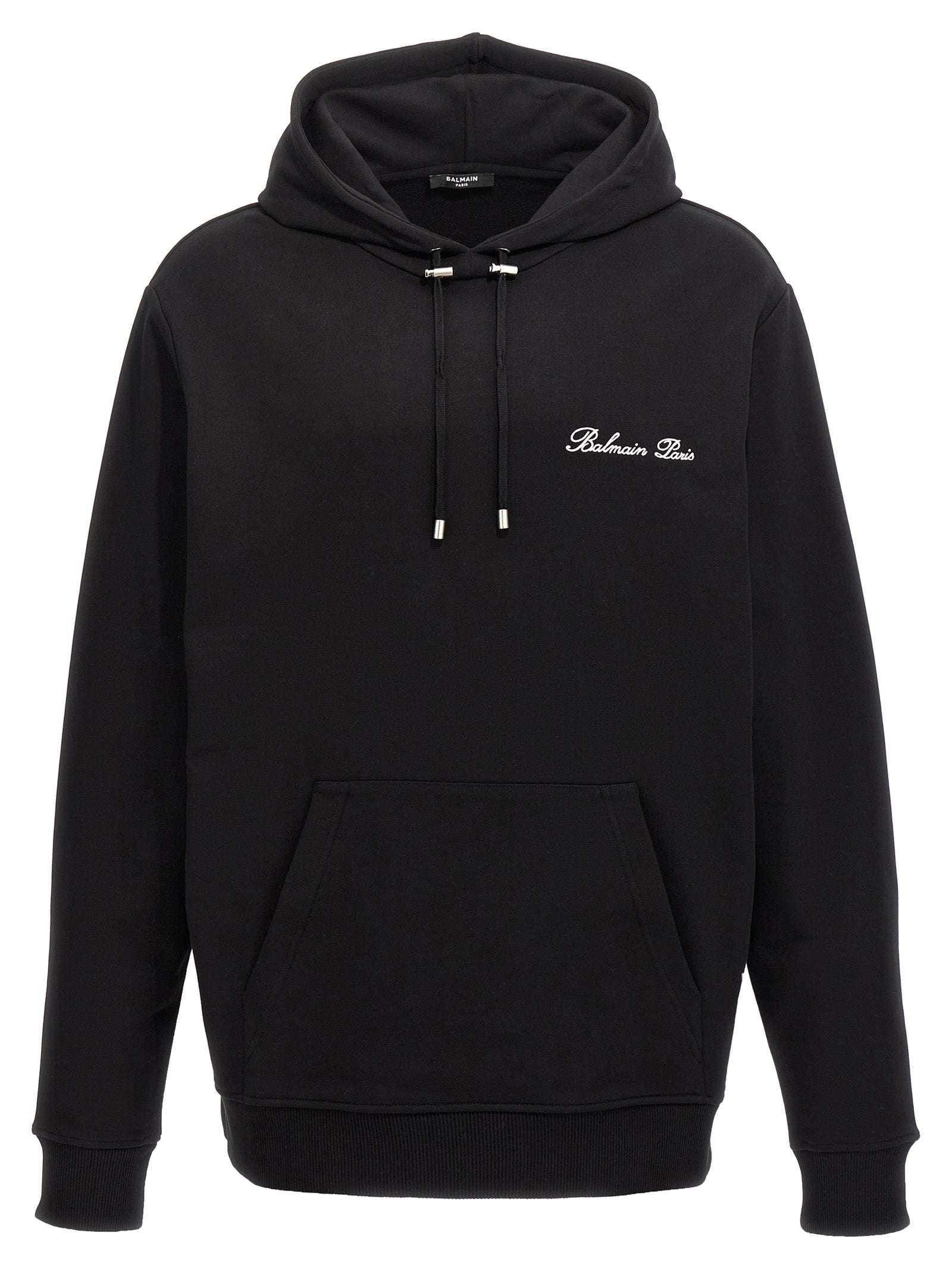 Balmain Schwarzer Baumwoll-Sweatshirt