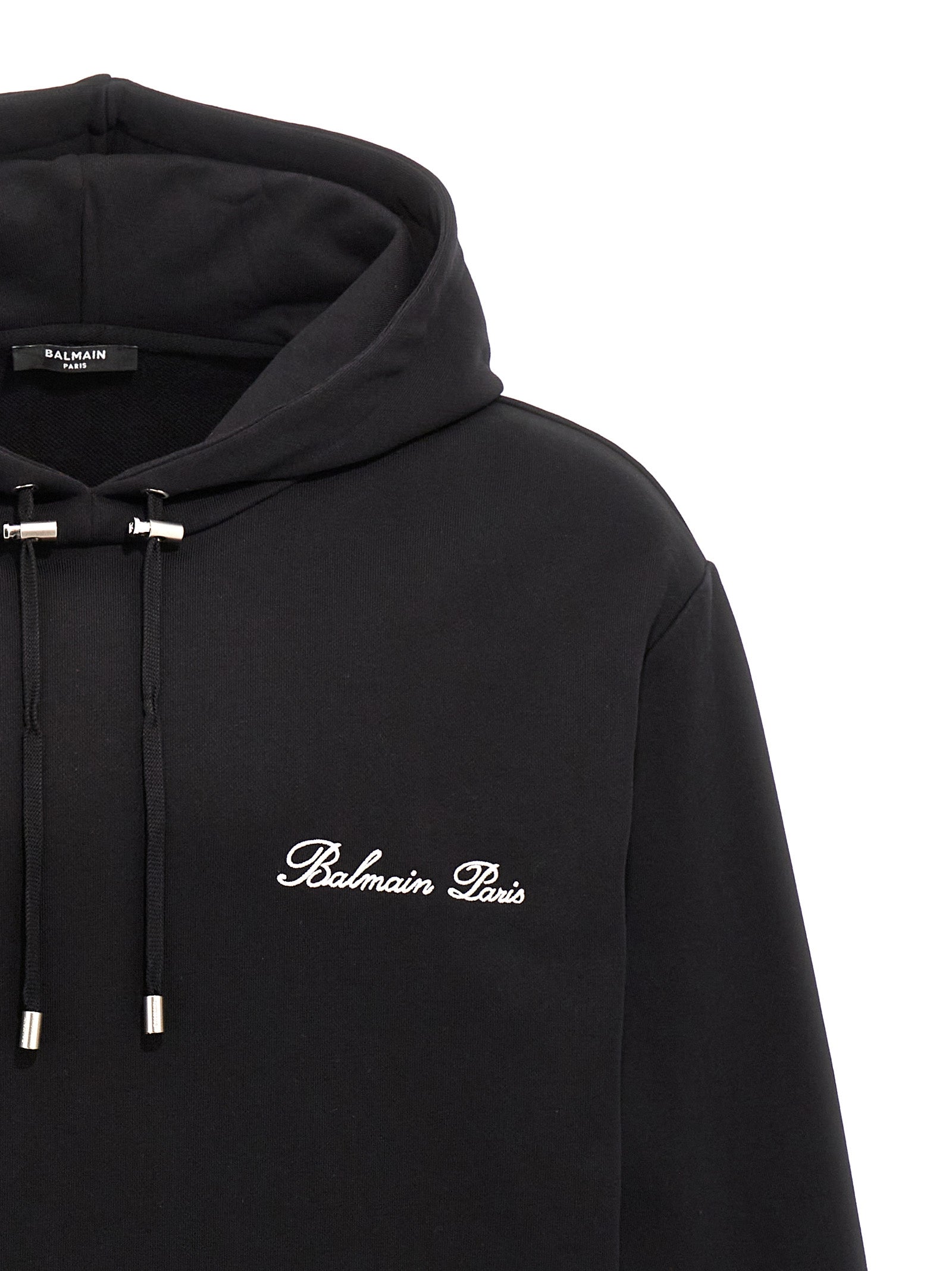 Balmain Schwarzer Baumwoll-Sweatshirt