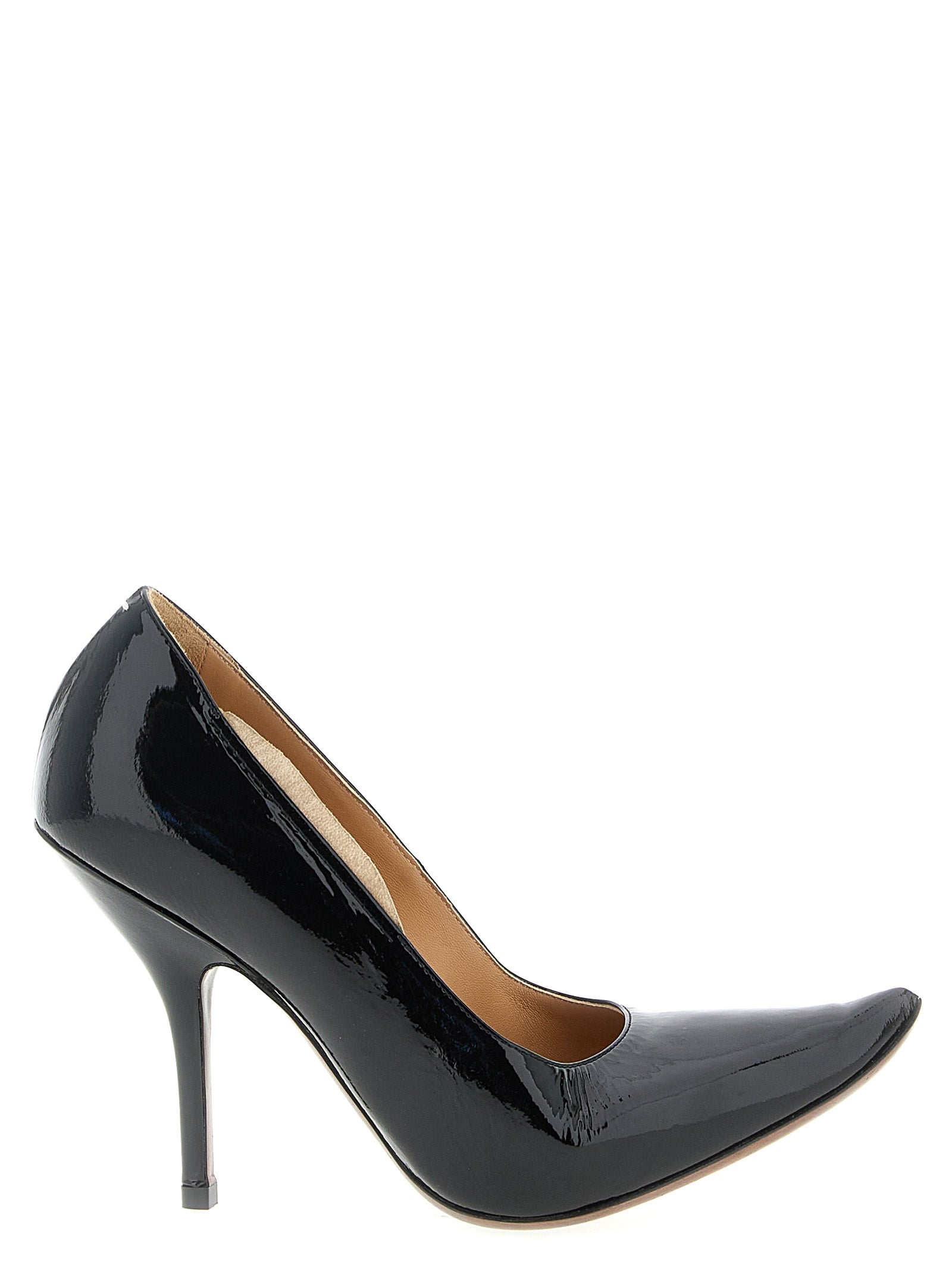 Maison Margiela Schwarze Pumps aus Kalbsleder mit hohem Absatz