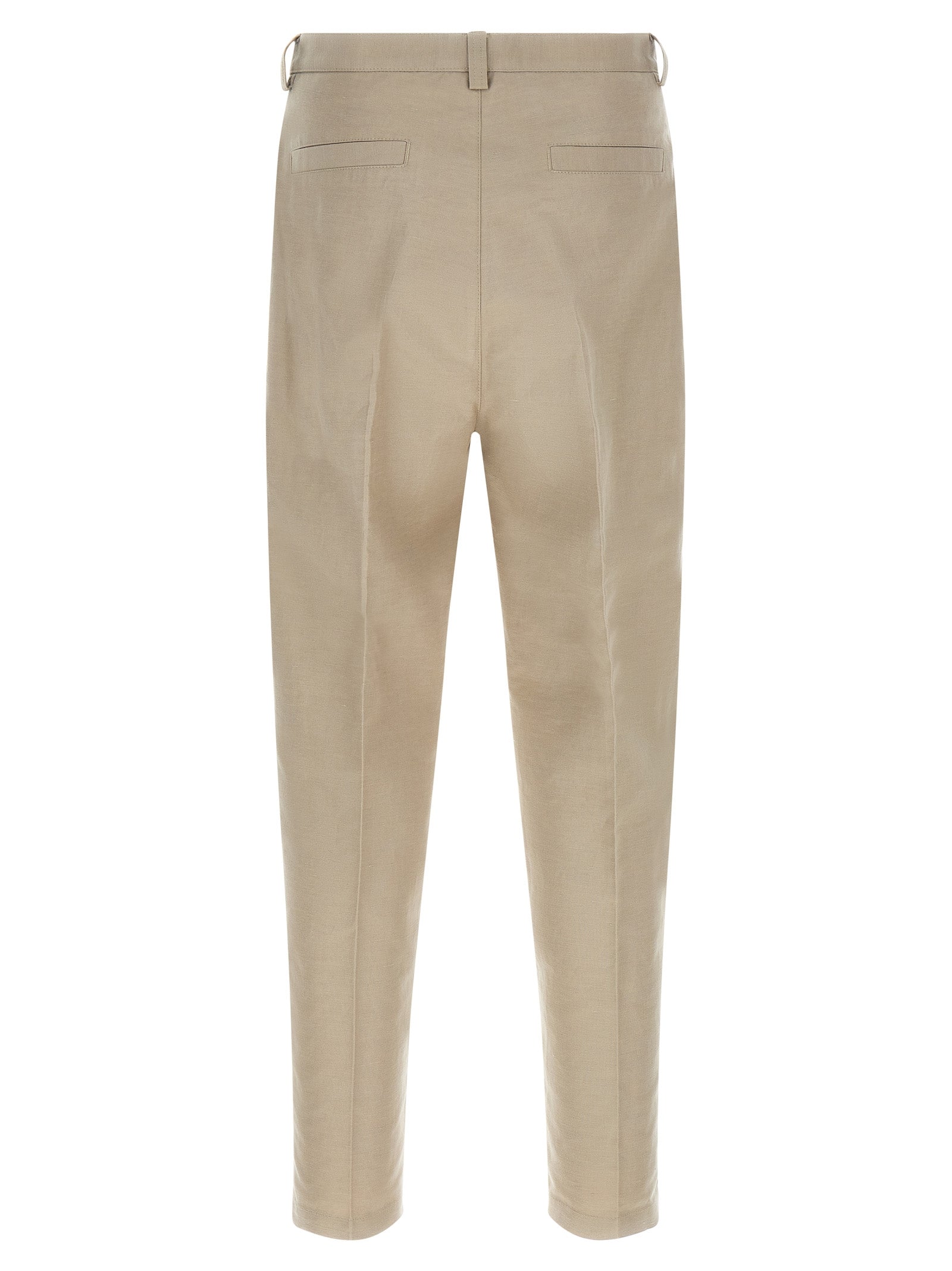 Brunello Cucinelli Braune Baumwollhose für die Freizeit