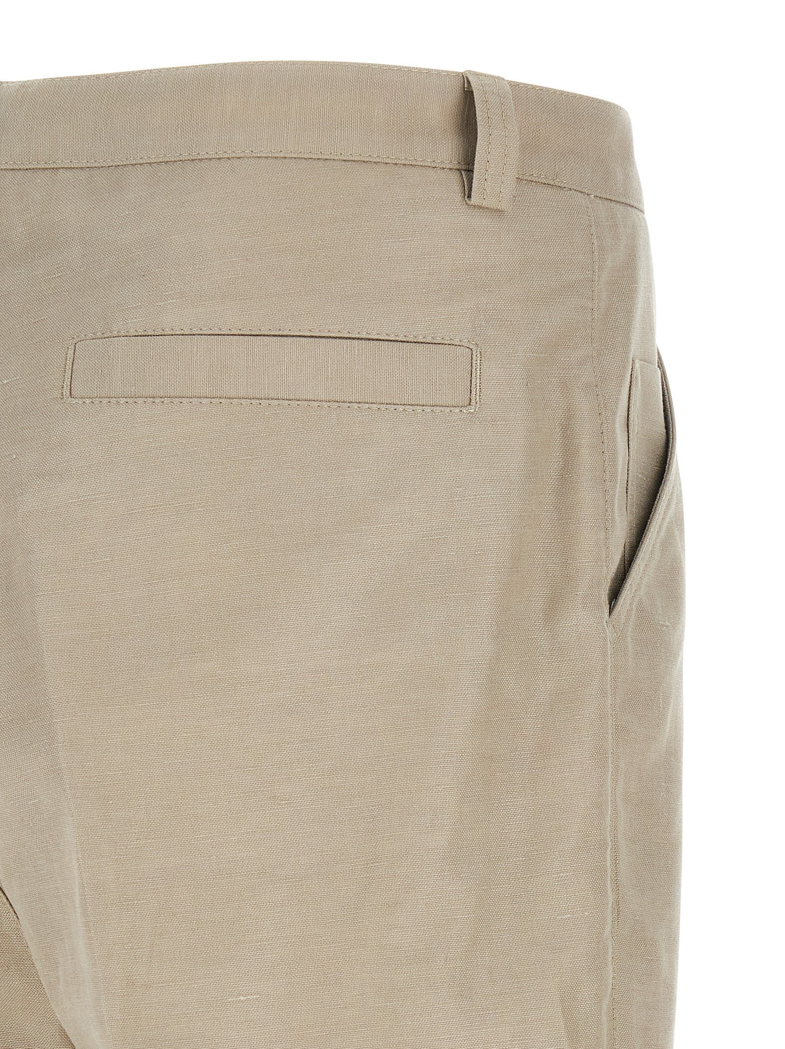 Brunello Cucinelli Braune Baumwollhose für die Freizeit