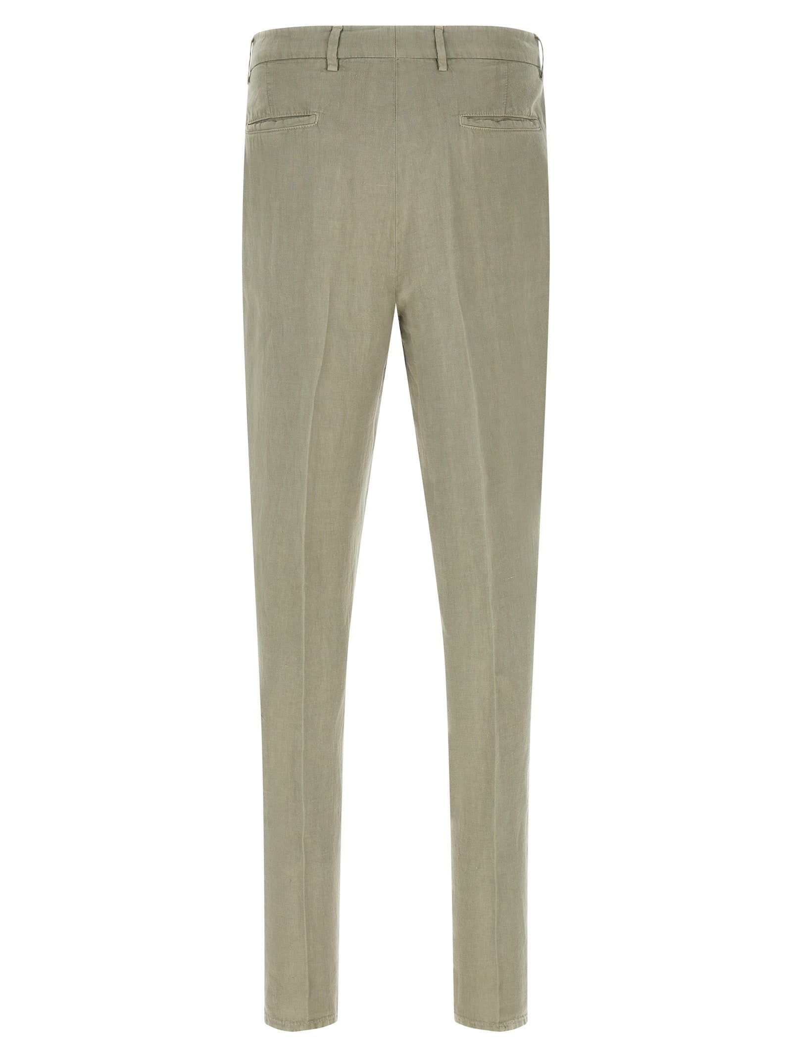 Brunello Cucinelli Zweifarbige Leinen-Freizeithose
