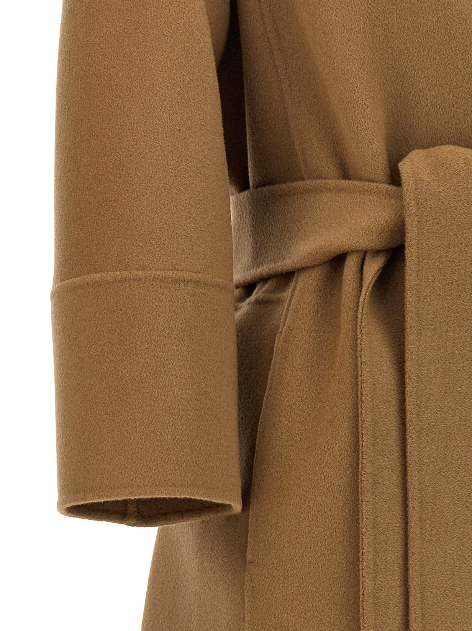 'S Max Mara Beiger Wollmantel