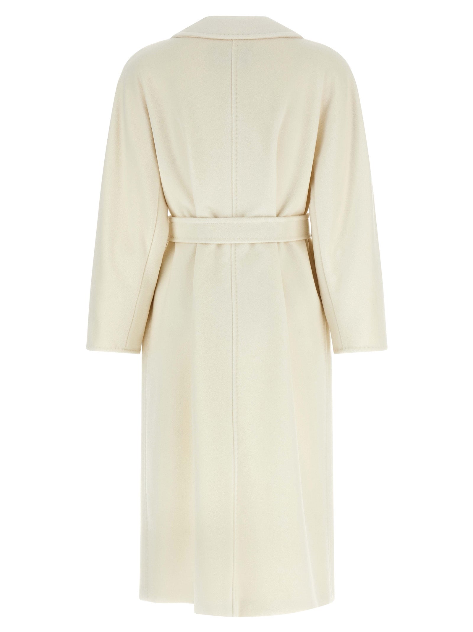 Max Mara Mantel aus weißer Schurwolle