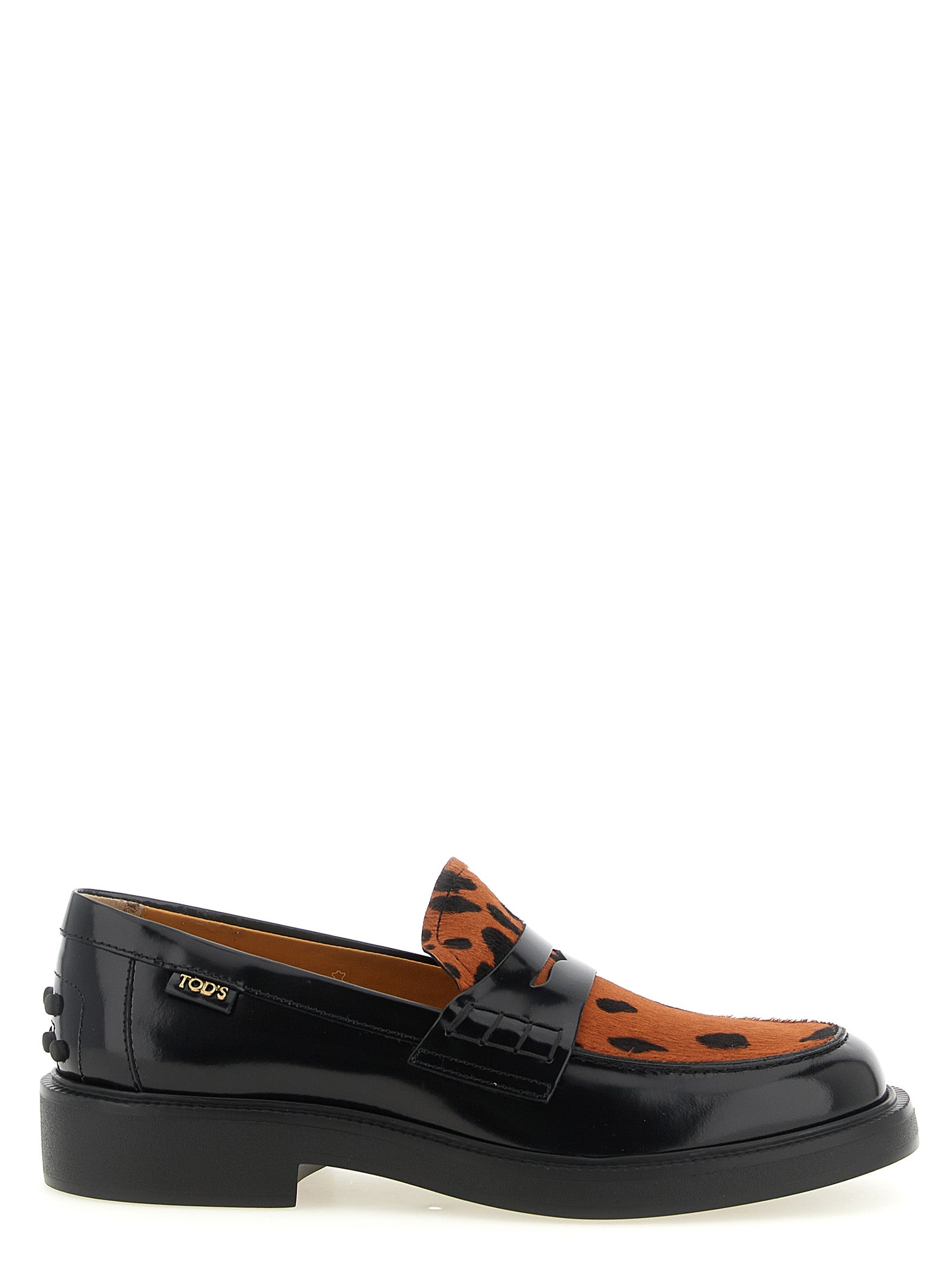 Tod's Schwarze Loafer aus Kalbsleder zum Hineinschlüpfen
