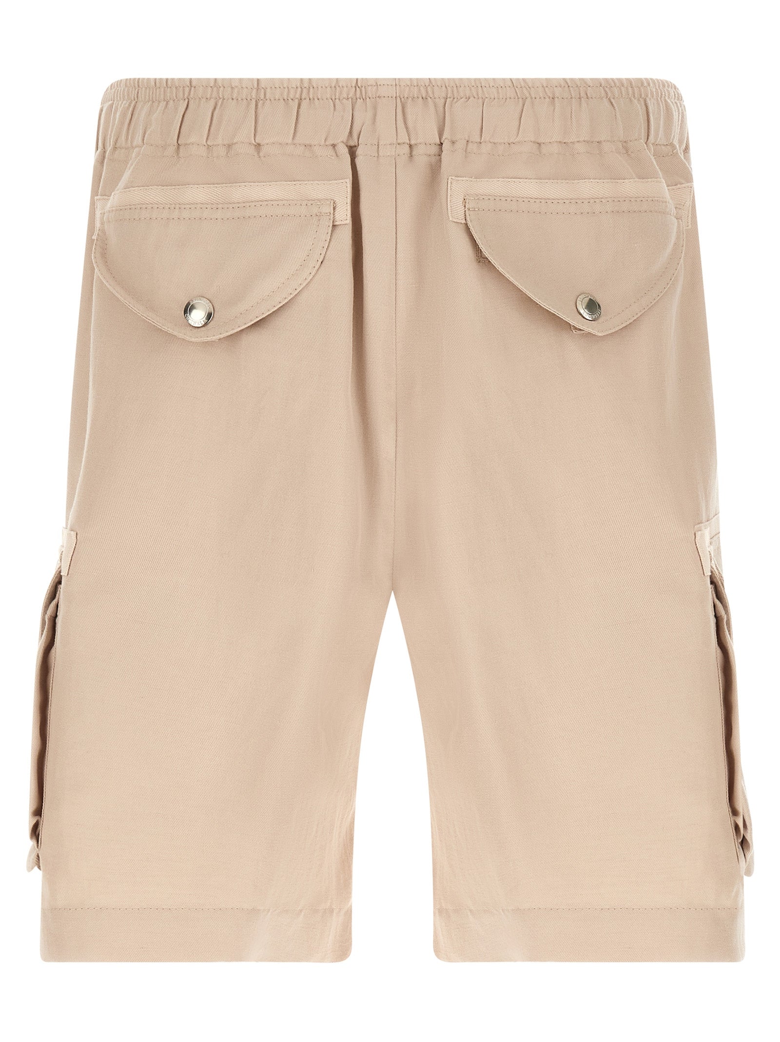Brunello Cucinelli Beige Leinen Bermuda Shorts