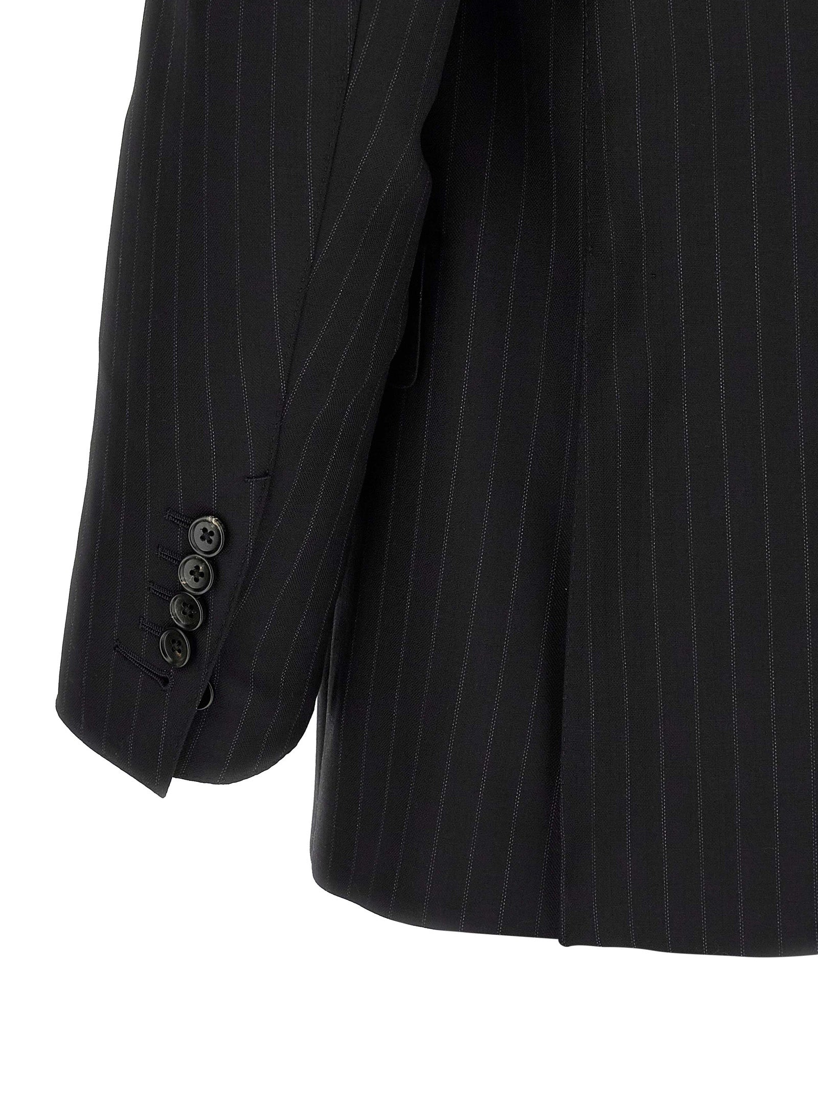 Tom Ford Schwarzer Woll-Zweiteiler