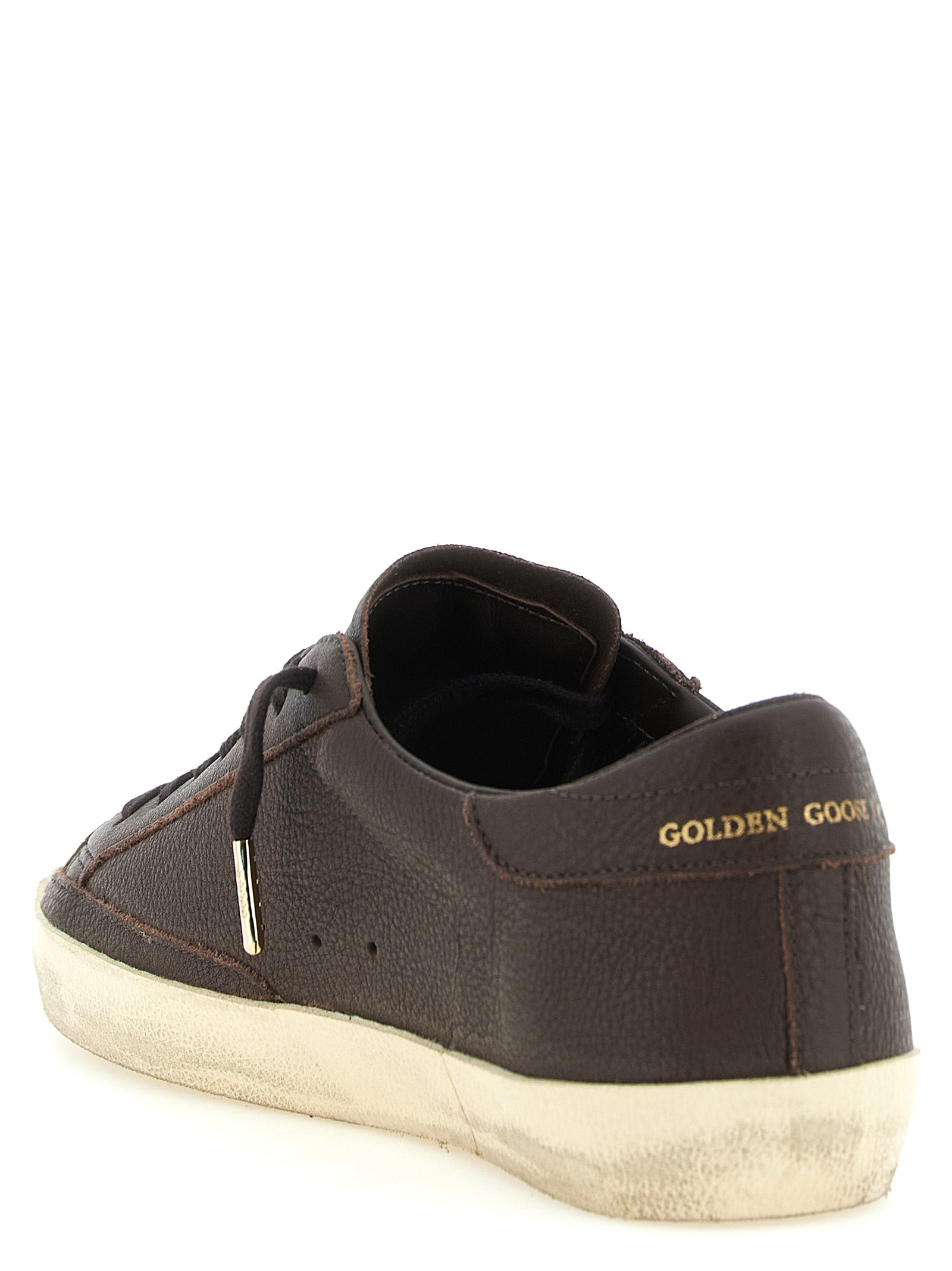 Golden Goose Sneakers aus braunem Rindsleder, Low-Top