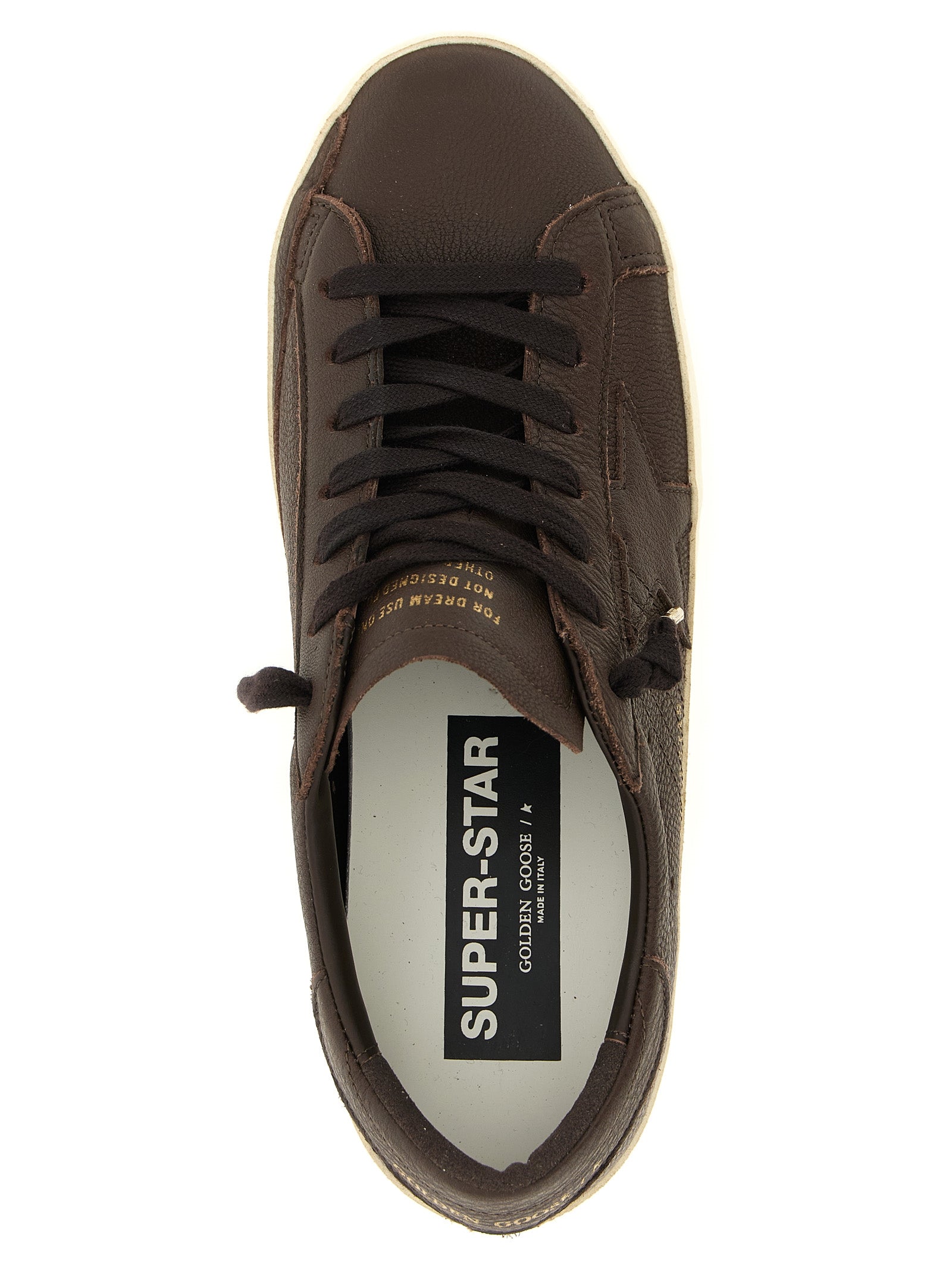 Golden Goose Sneakers aus braunem Rindsleder, Low-Top