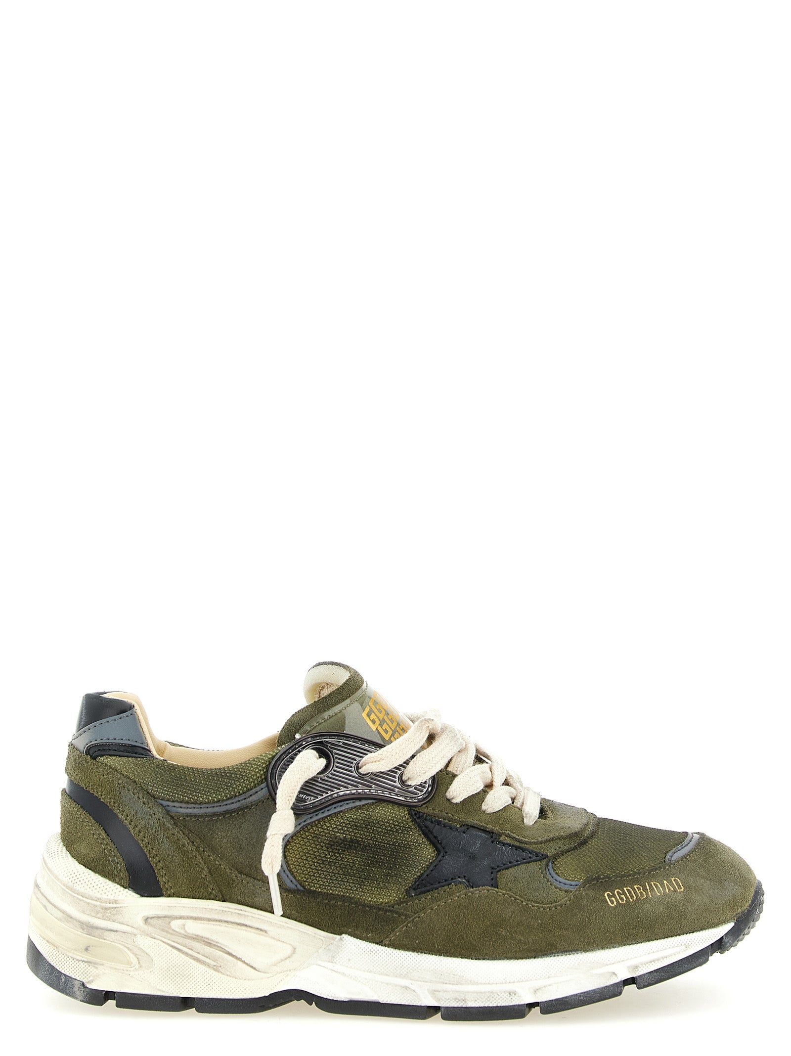 Golden Goose Zweifarbige Leder-Sneaker im Athletic-Stil