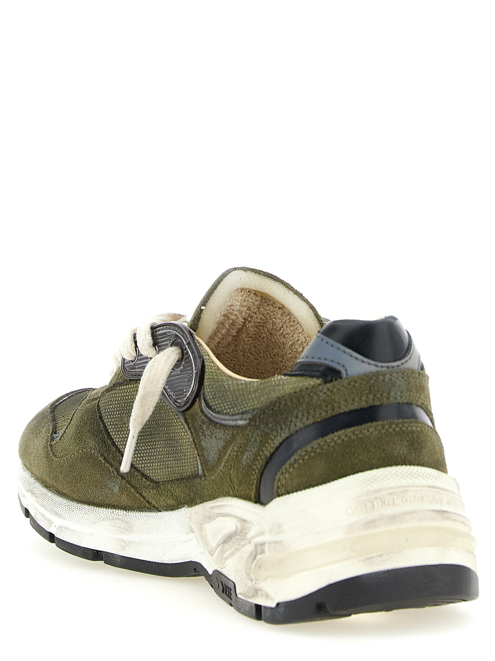 Golden Goose Zweifarbige Leder-Sneaker im Athletic-Stil