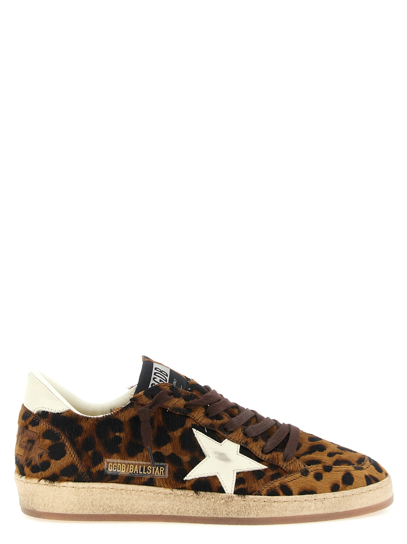 Golden Goose Sneakers aus braunem Rindsleder, Low-Top