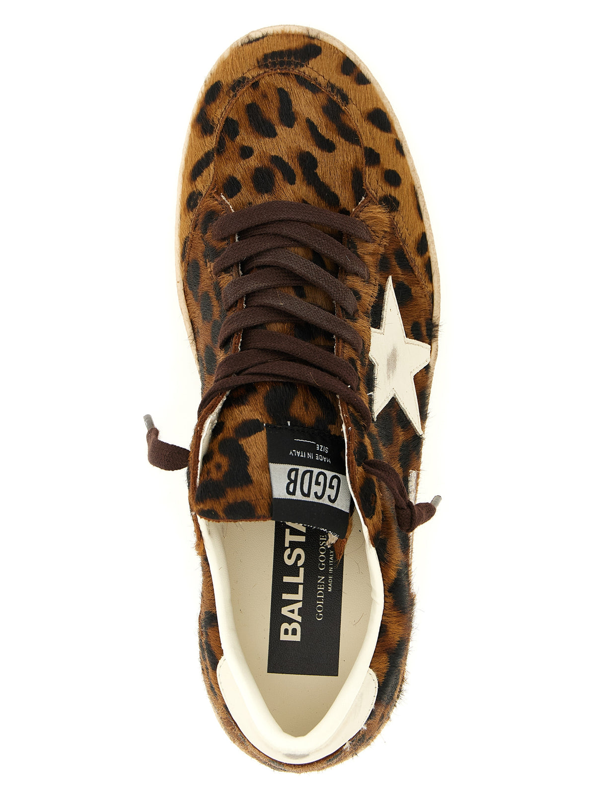 Golden Goose Sneakers aus braunem Rindsleder, Low-Top