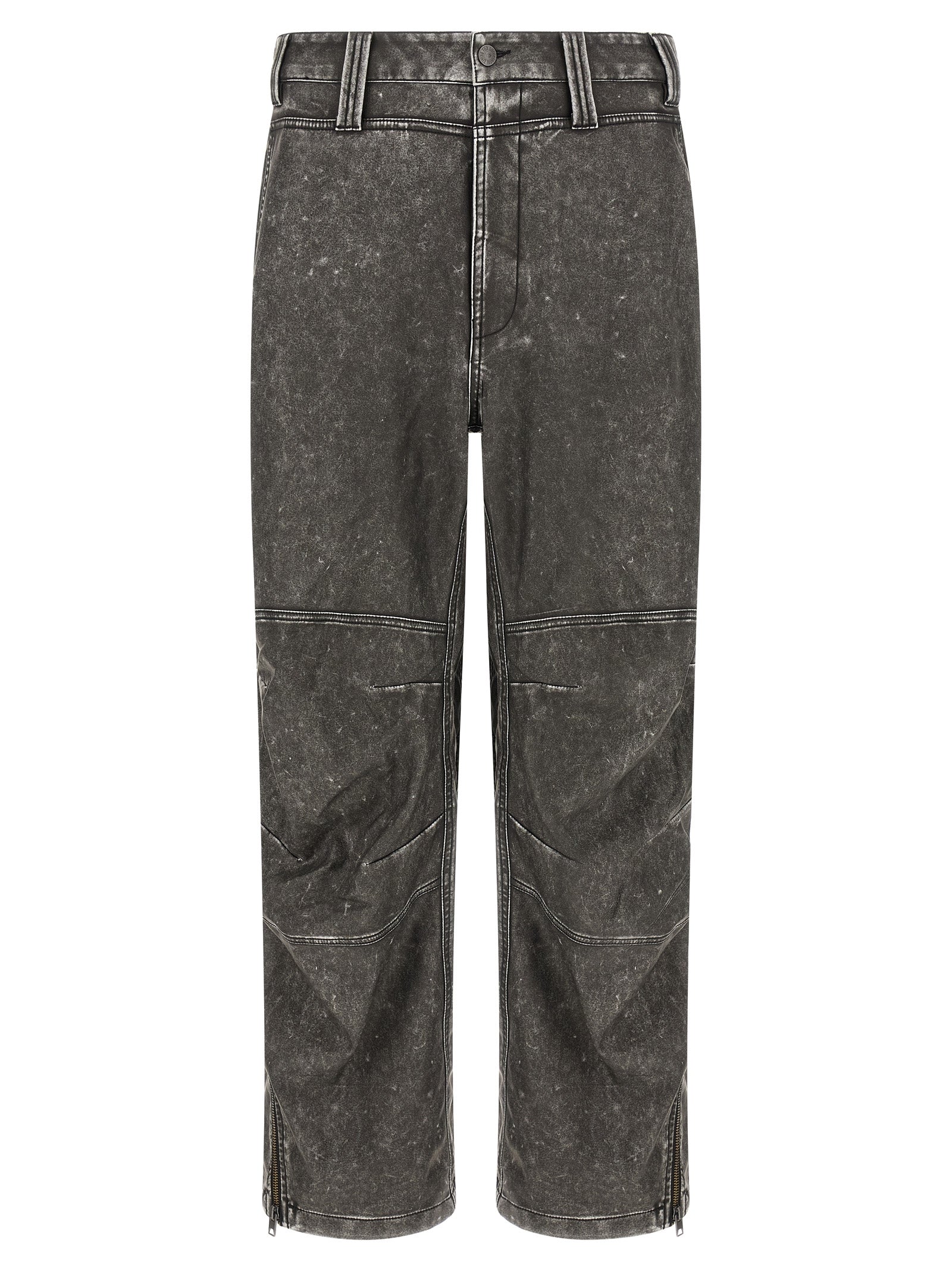 Diesel Graue Freizeithose aus Polyethylen