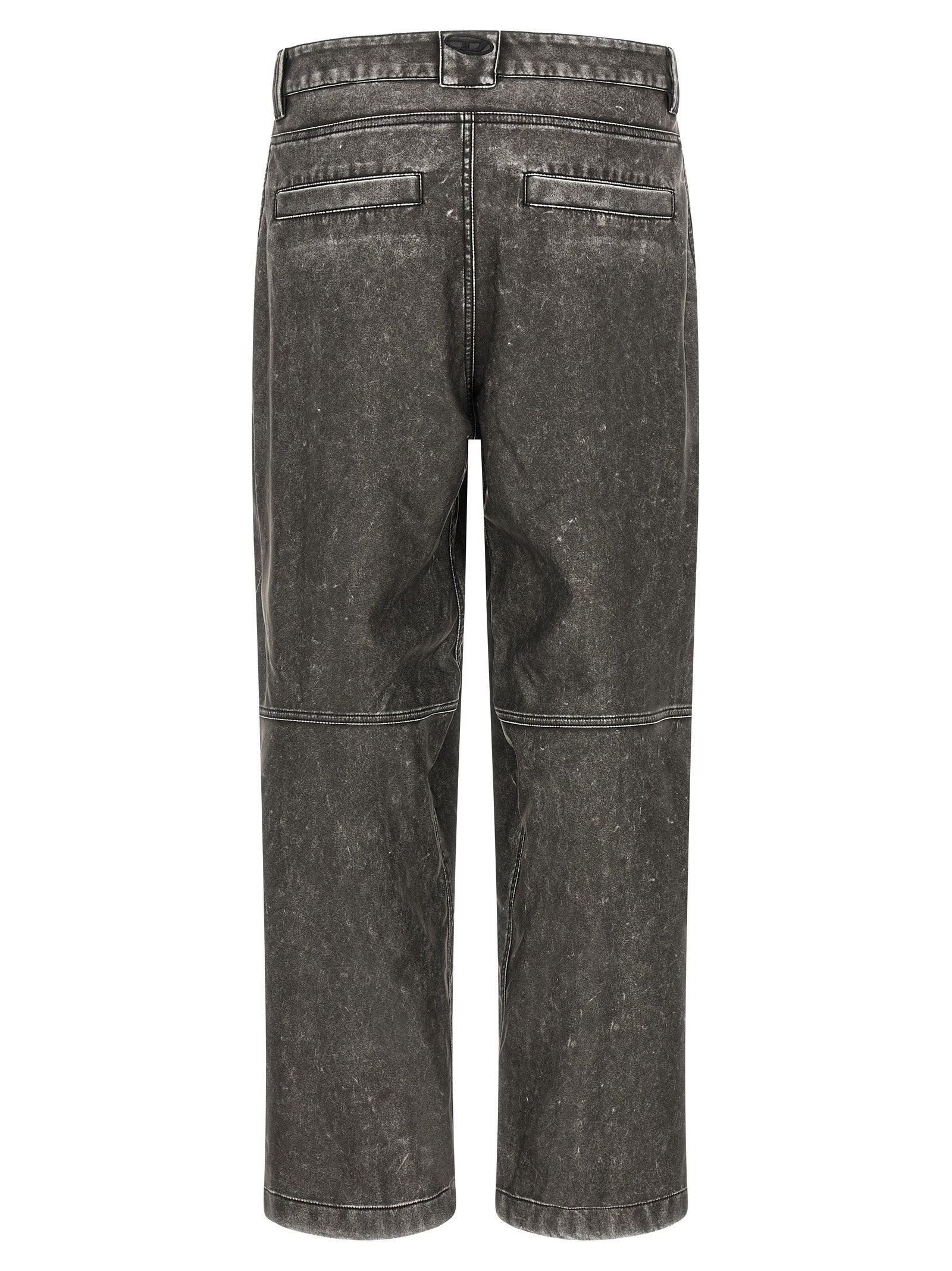 Diesel Graue Freizeithose aus Polyethylen