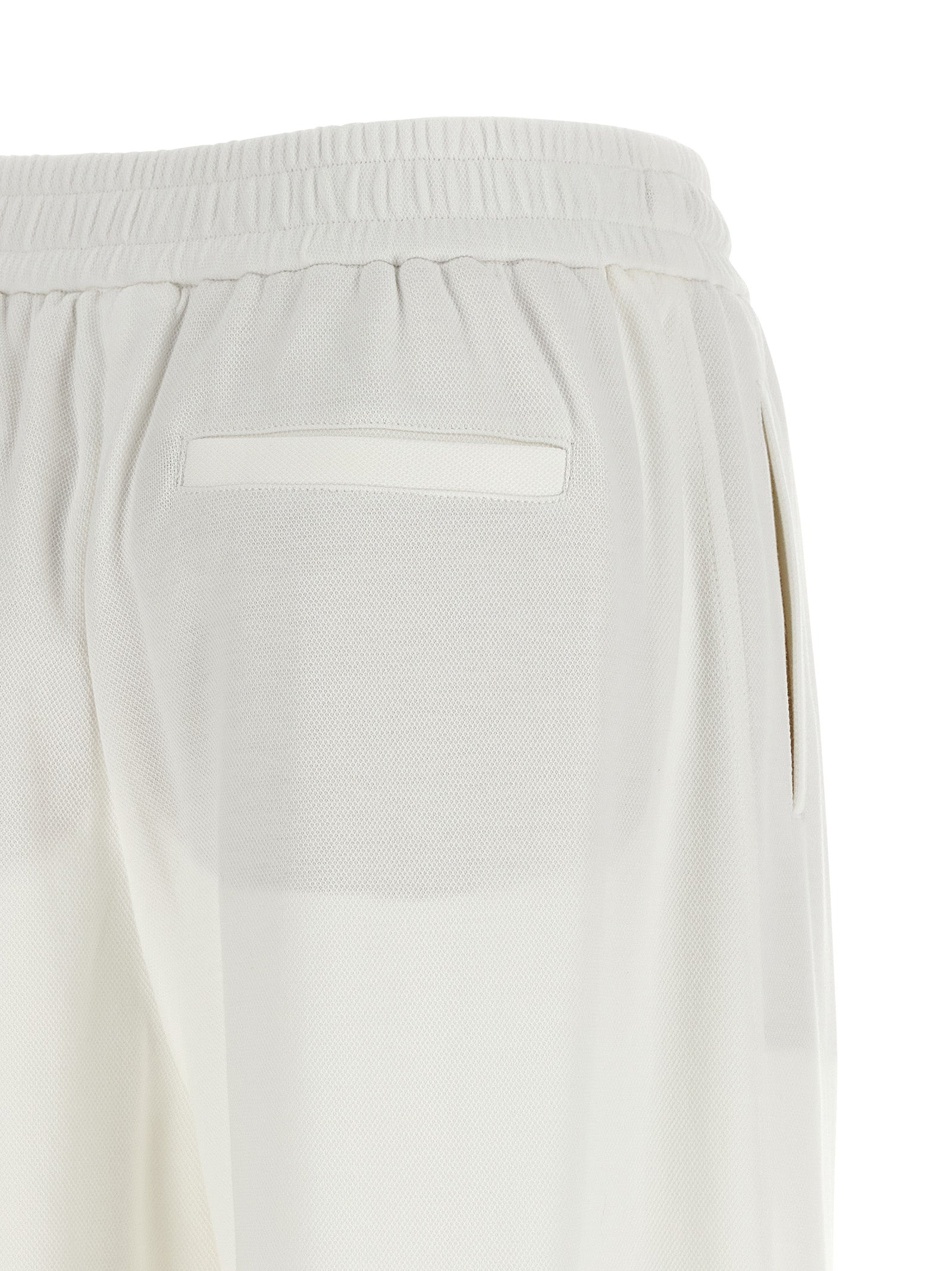 Brunello Cucinelli Weiße Baumwoll-Jogginghose (Trainingshose)
