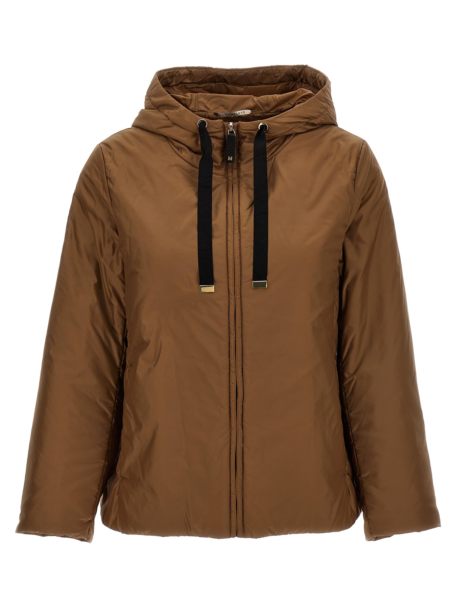 Max Mara Braune Shell-Jacke aus Polyester