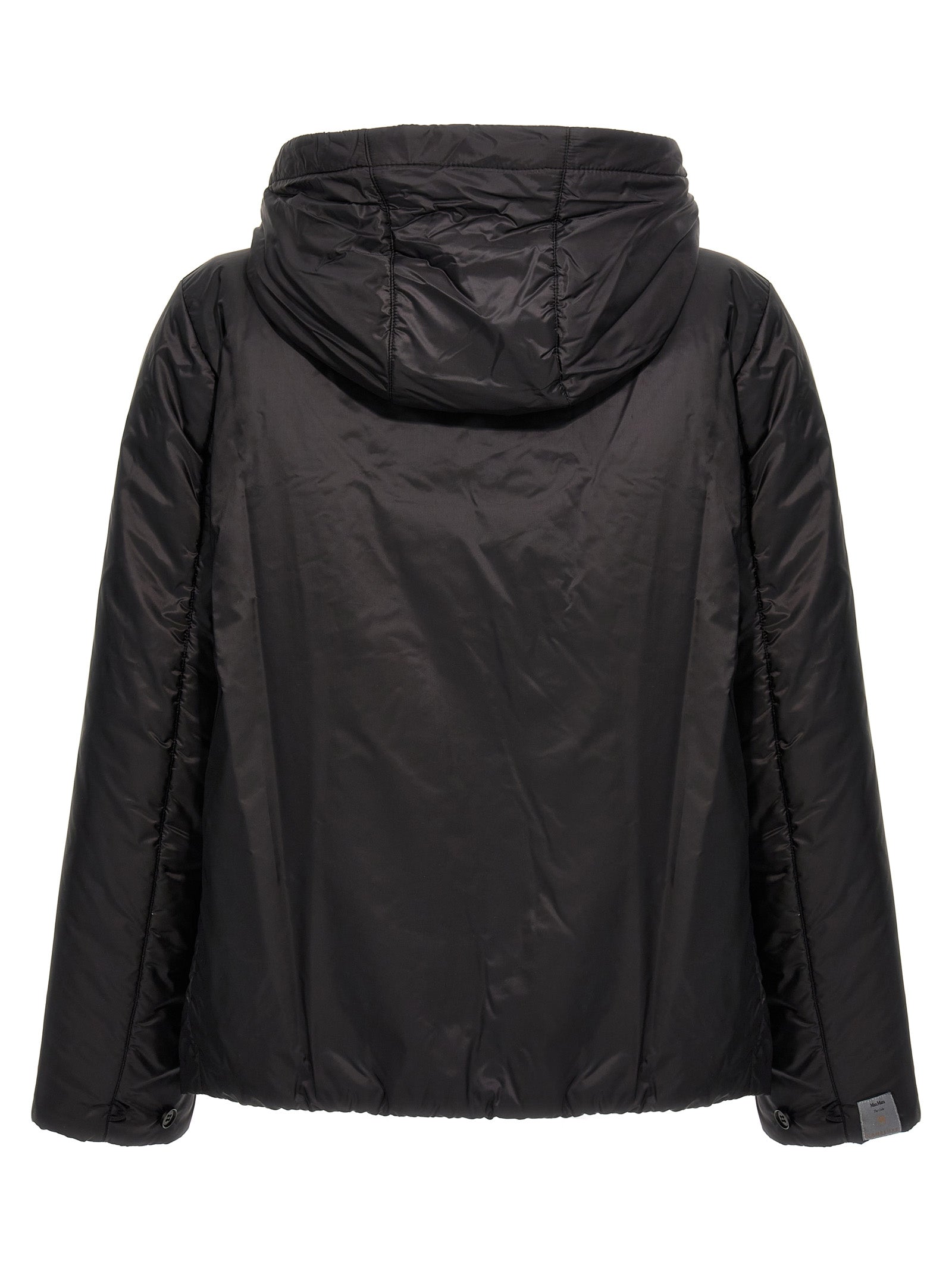 Max Mara Schwarze Shell-Jacke aus Polyester