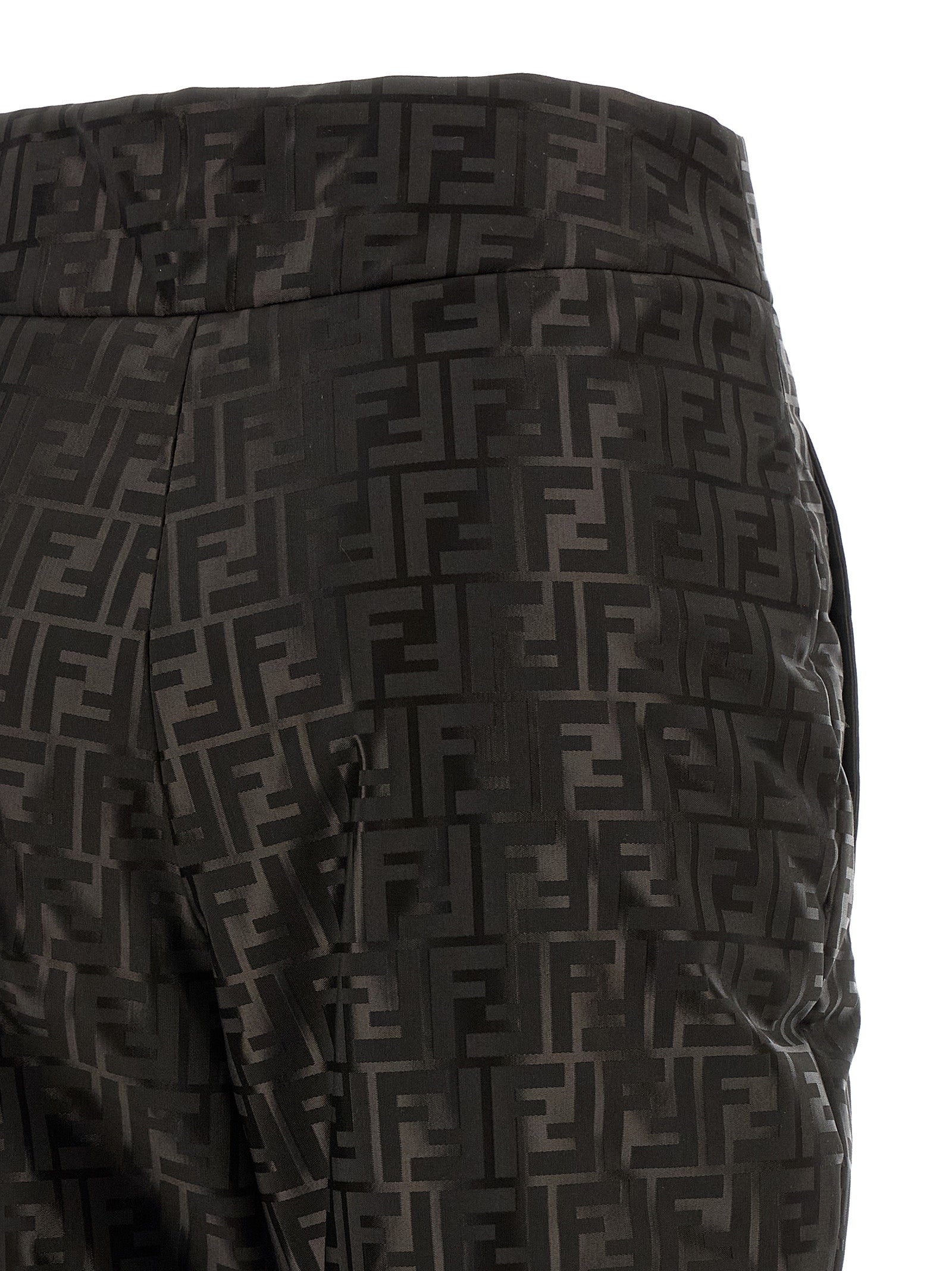 Fendi Braune Baumwoll-Sporthose