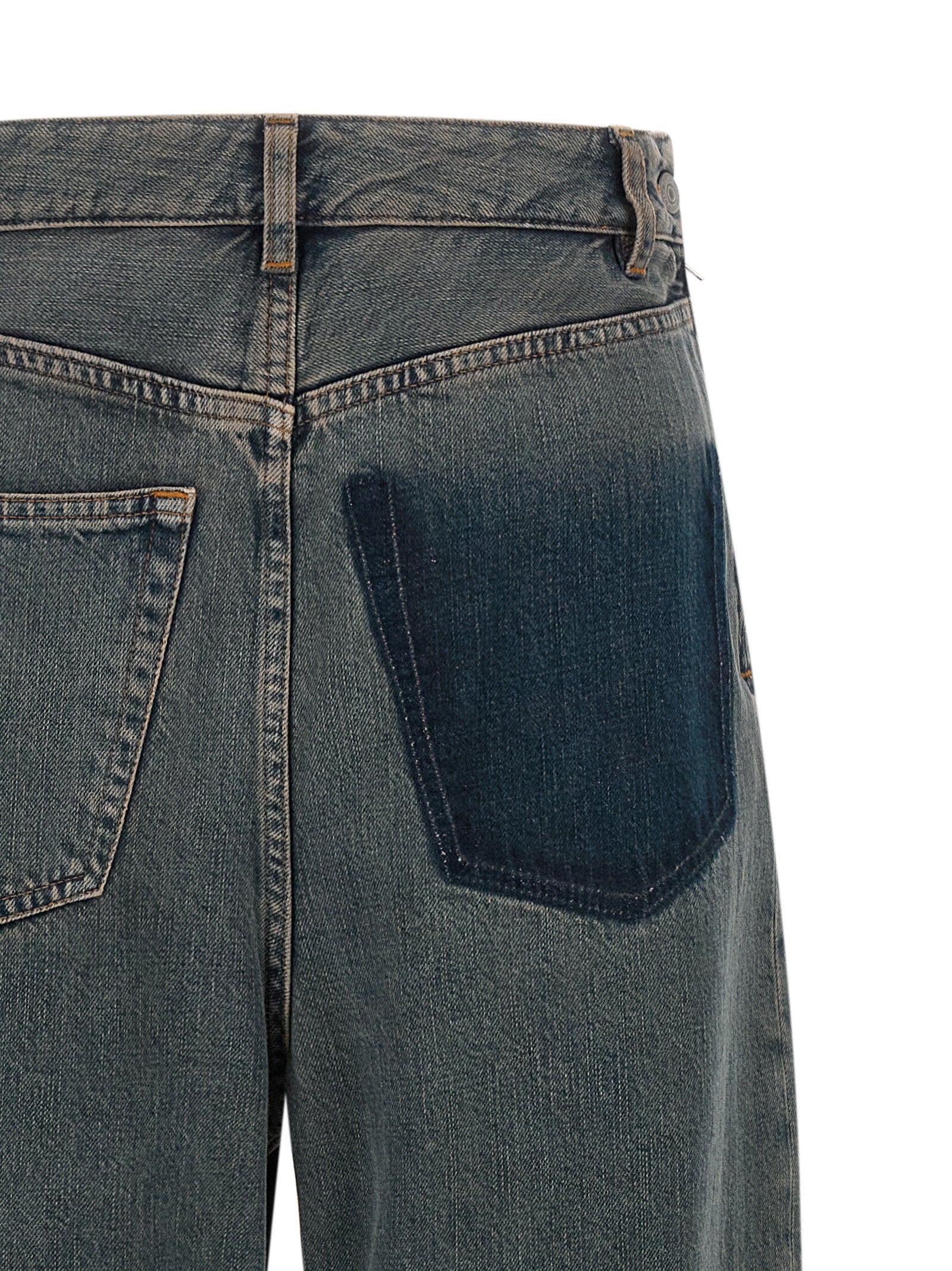 MM6 Maison Margiela Graue Jeans aus Baumwolle