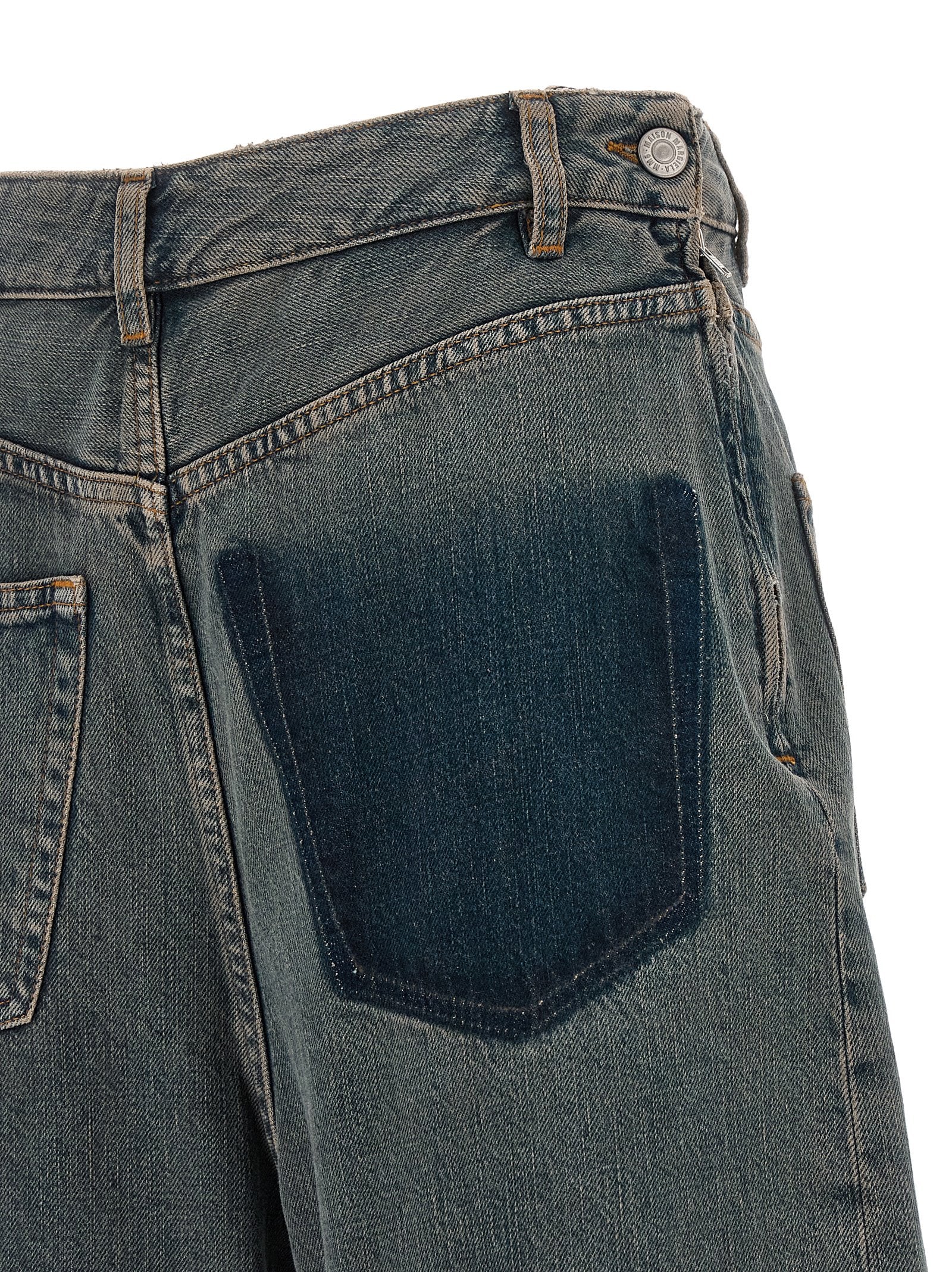 MM6 Maison Margiela Graue Jeans aus Baumwolle