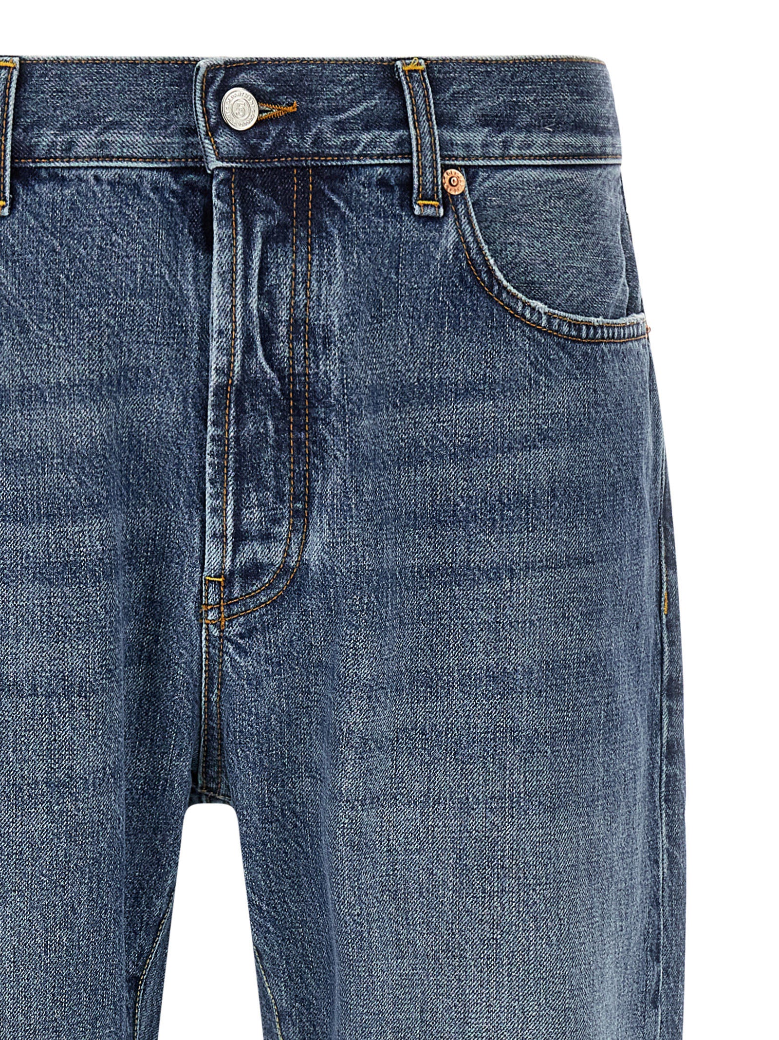 Department 5 Blaue Baumwolljeans im Relaxed Fit