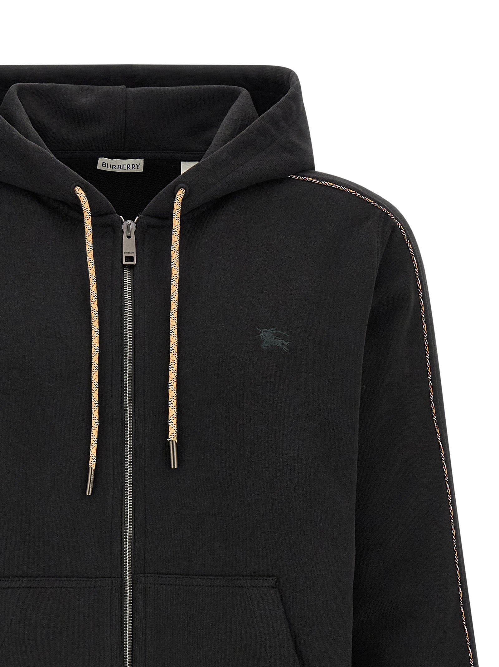 Burberry Schwarzer Baumwoll-Sweatshirt