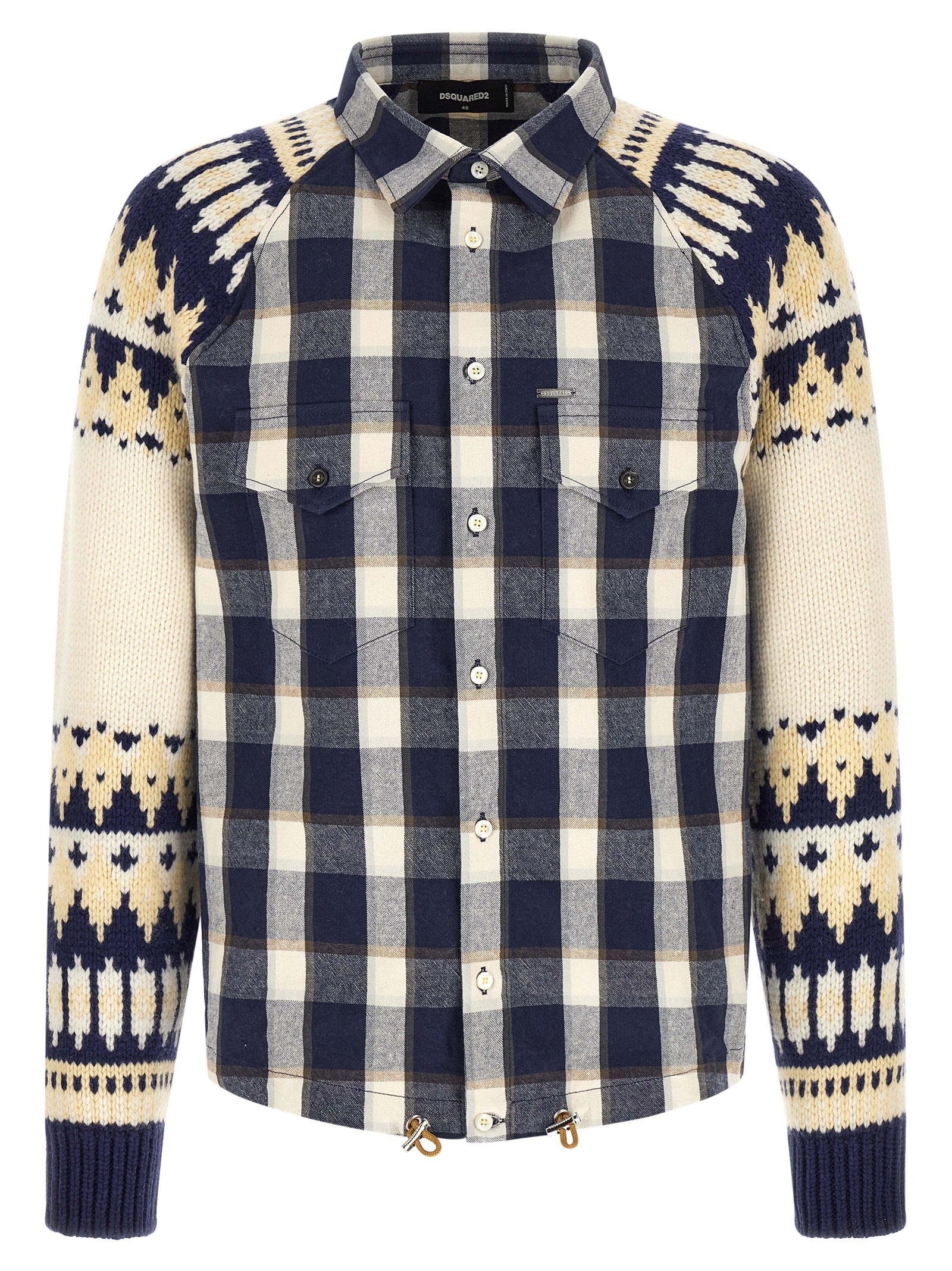 Dsquared² Mehrfarbige Baumwollbluse