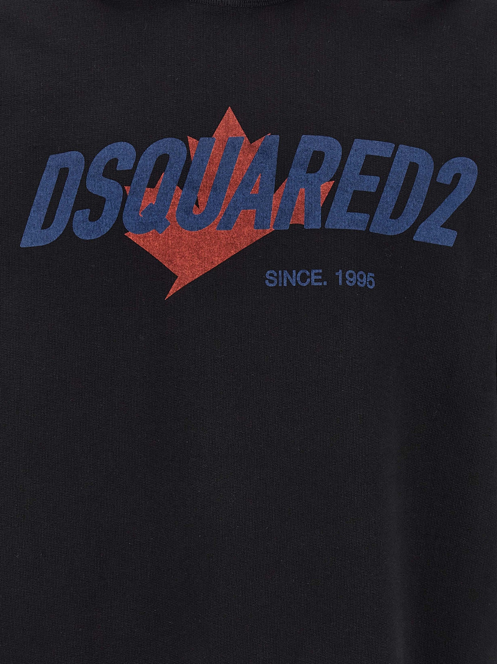 Dsquared² Schwarzer Baumwoll-Sweatshirt