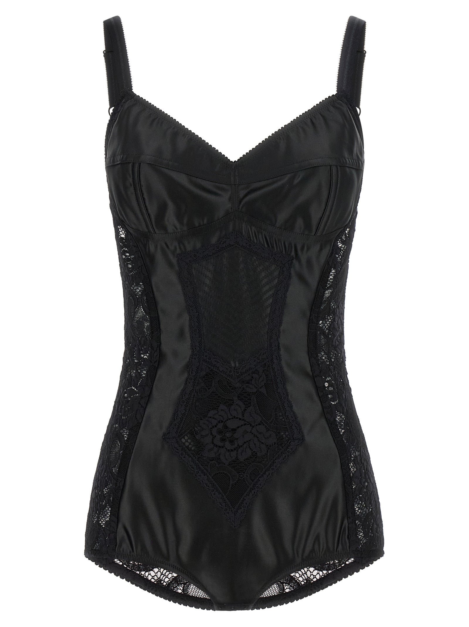 Dolce & Gabbana Schwarzer Polyamid-Body