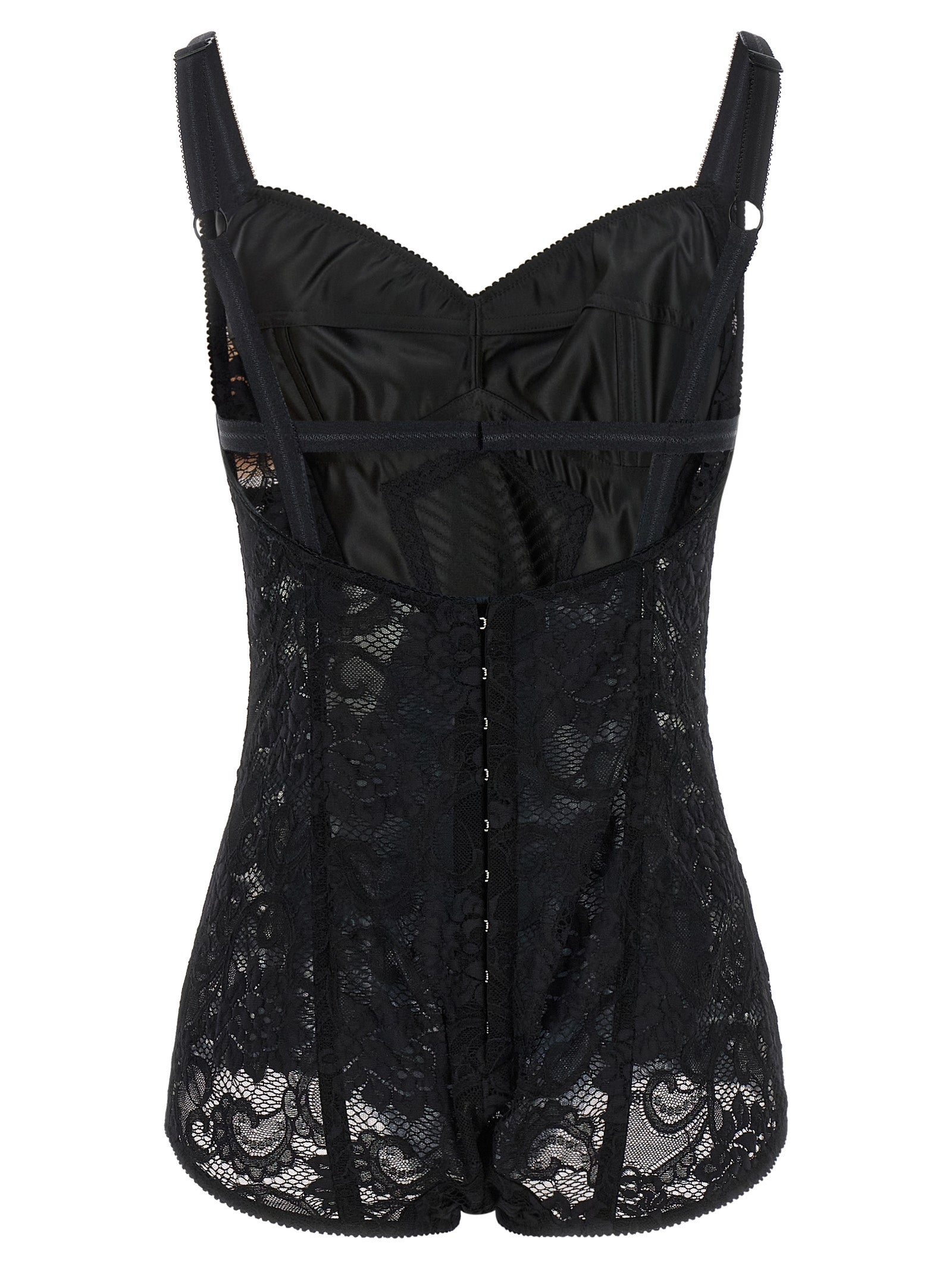 Dolce & Gabbana Schwarzer Polyamid-Body