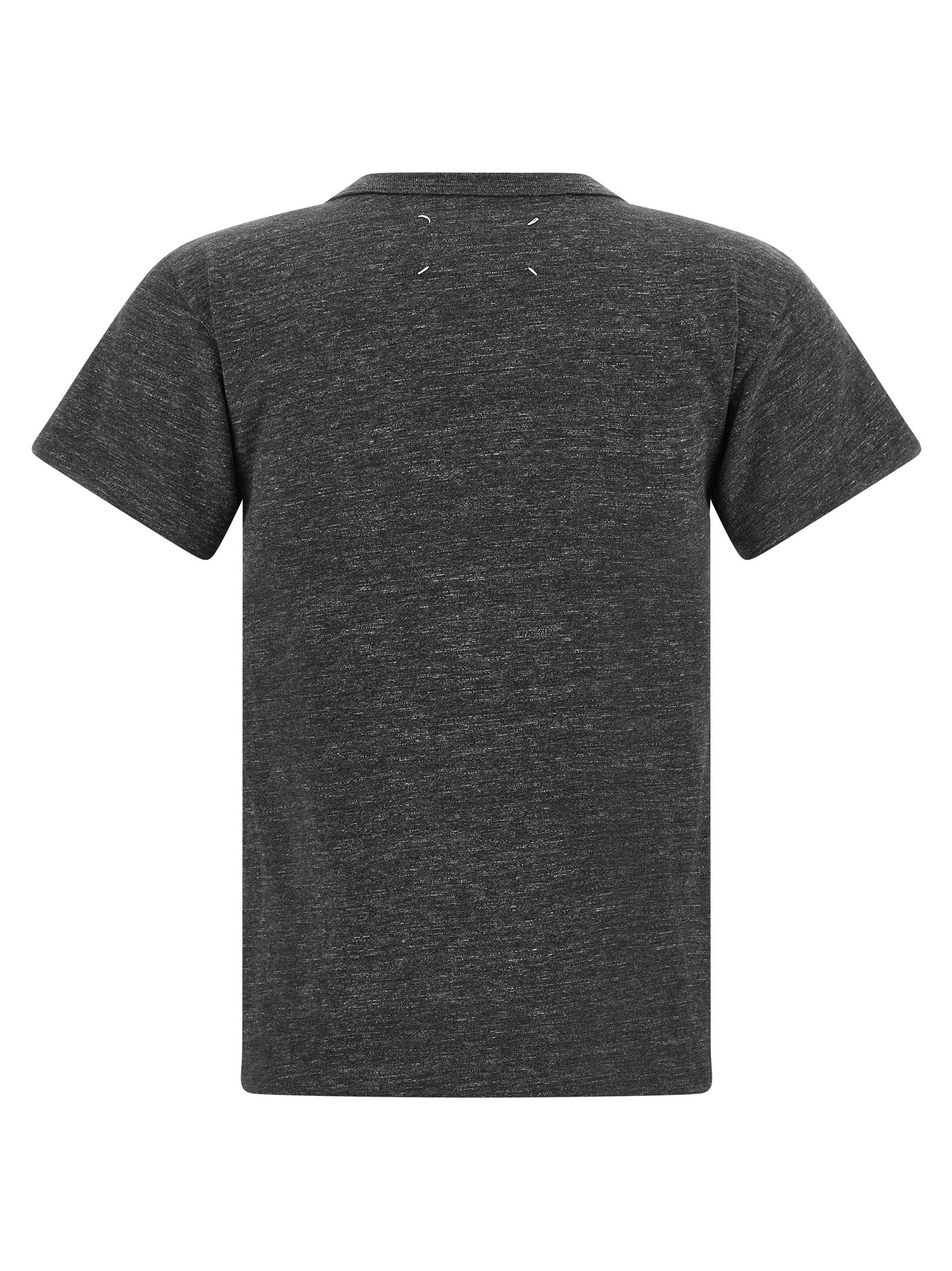 Maison Margiela Graues Baumwoll-T-Shirt