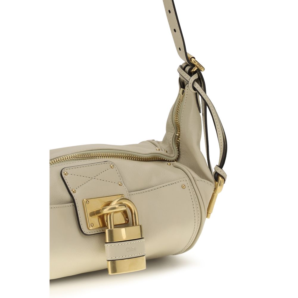 Chloé Beige Kalbsleder Bos Taurus Schultertasche