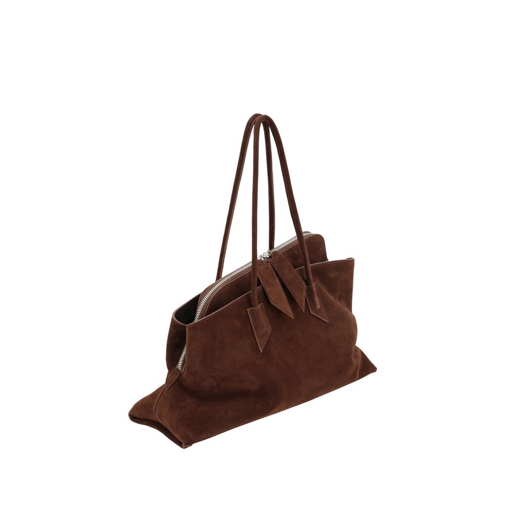 The Attico Braune Kalbsleder Bos Taurus Schultertasche