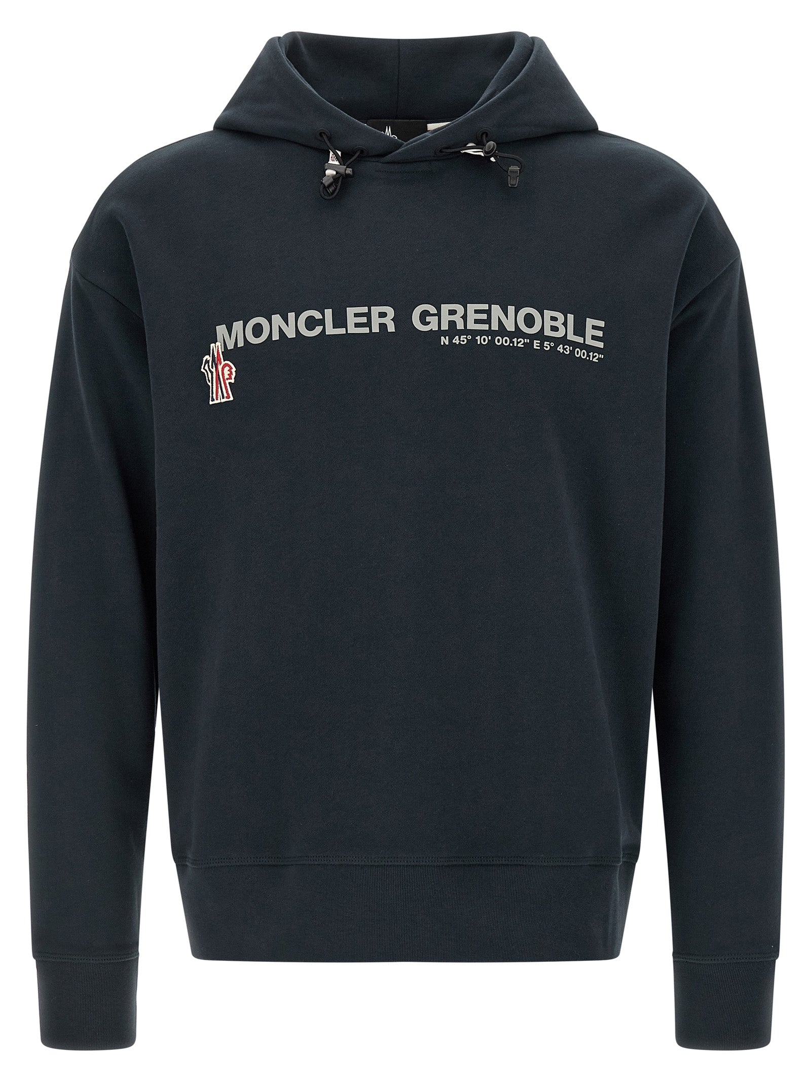 Moncler Grenoble Blauer Baumwoll-Sweatshirt