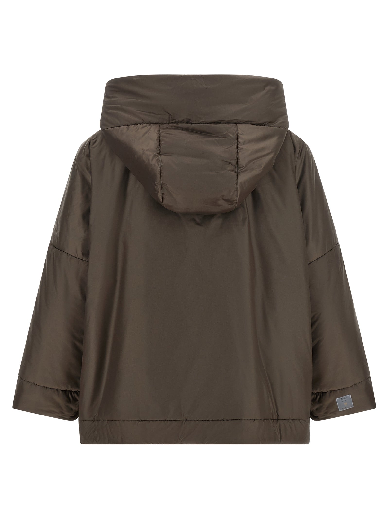 Max Mara Braune Shell-Jacke aus Polyester