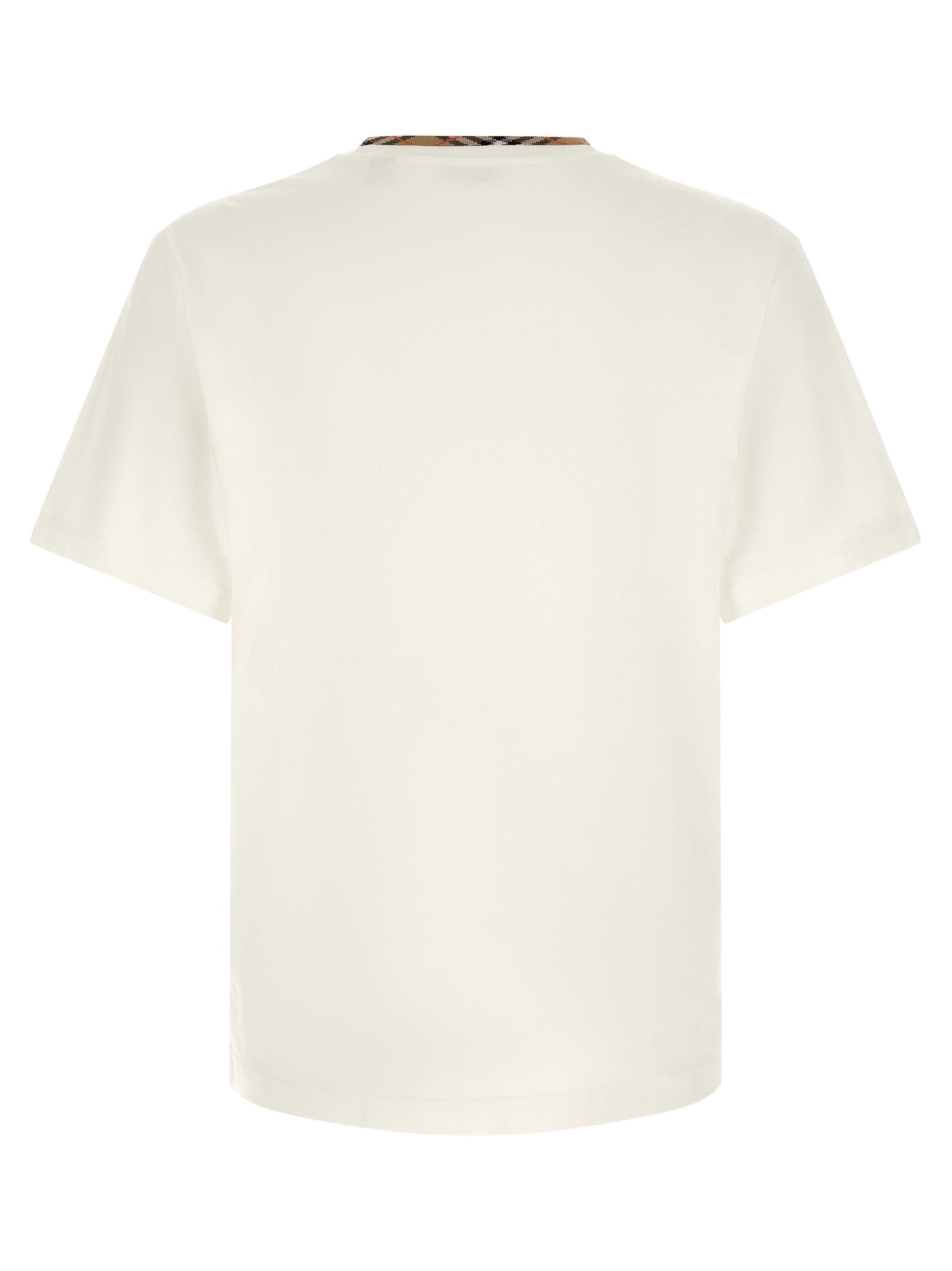 Burberry Weißes Baumwoll-T-Shirt