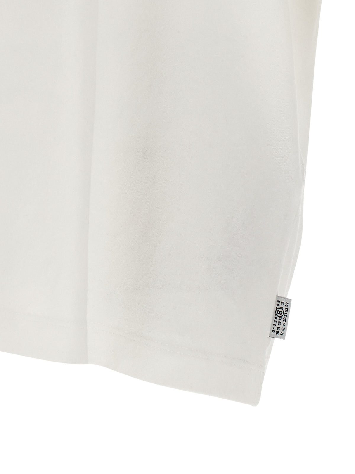 MM6 Maison Margiela Weißes Baumwoll-T-Shirt